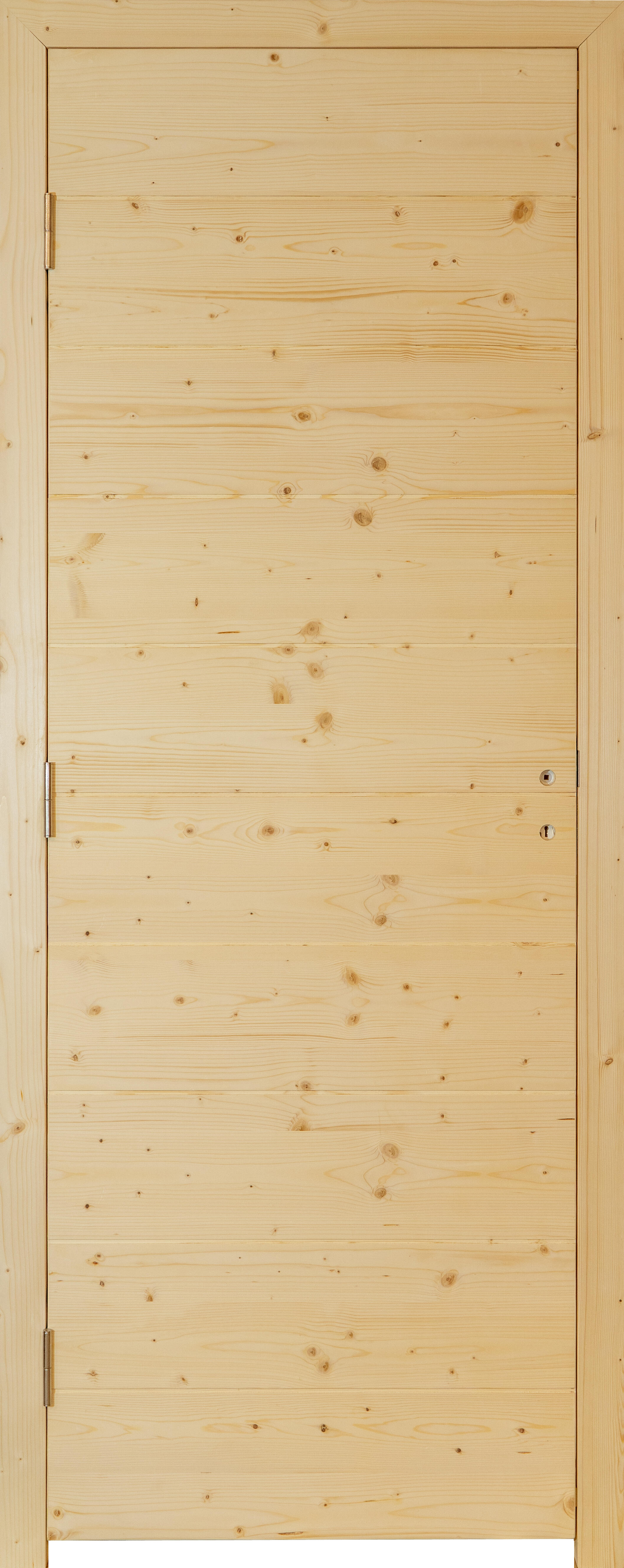 Bloc-porte fin de chantier épicéa Anna 204 x 73cm, poussant droit - 5