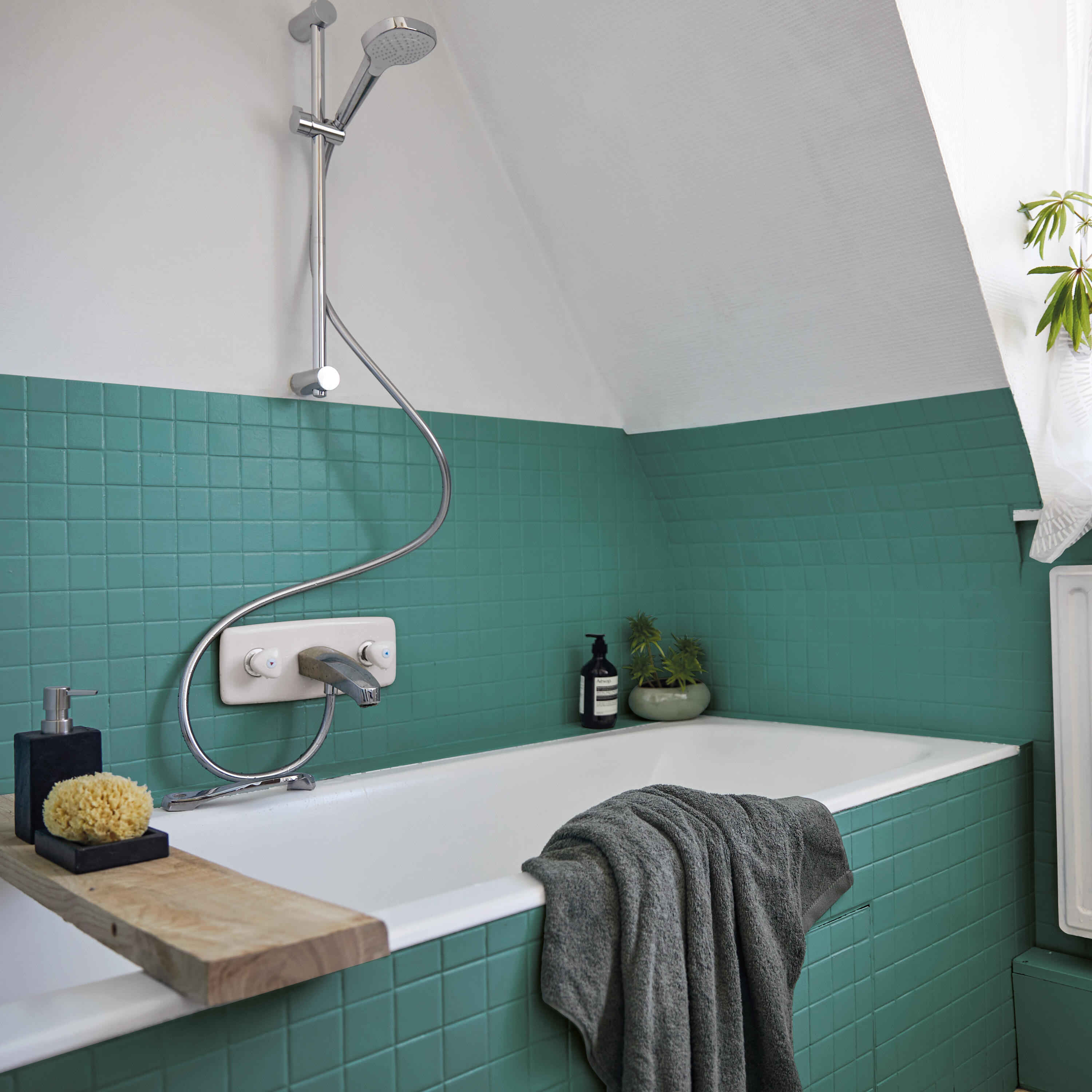 Peinture carrelage, meuble, crédence laguna 2 mat LUXENS Cuisine et bain 0.75L - 4