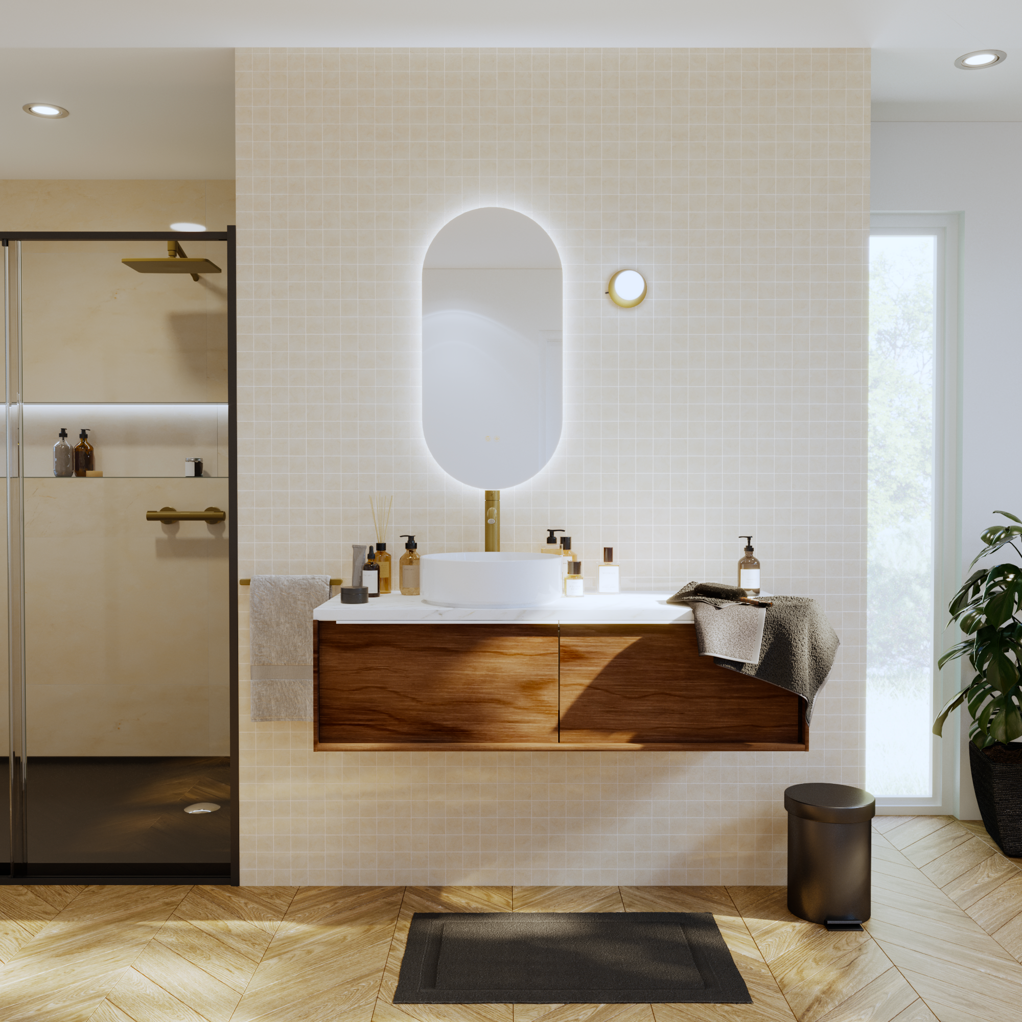 Joint tous types de carrelage et mosaïque beige AXTON, 10 kg - 3