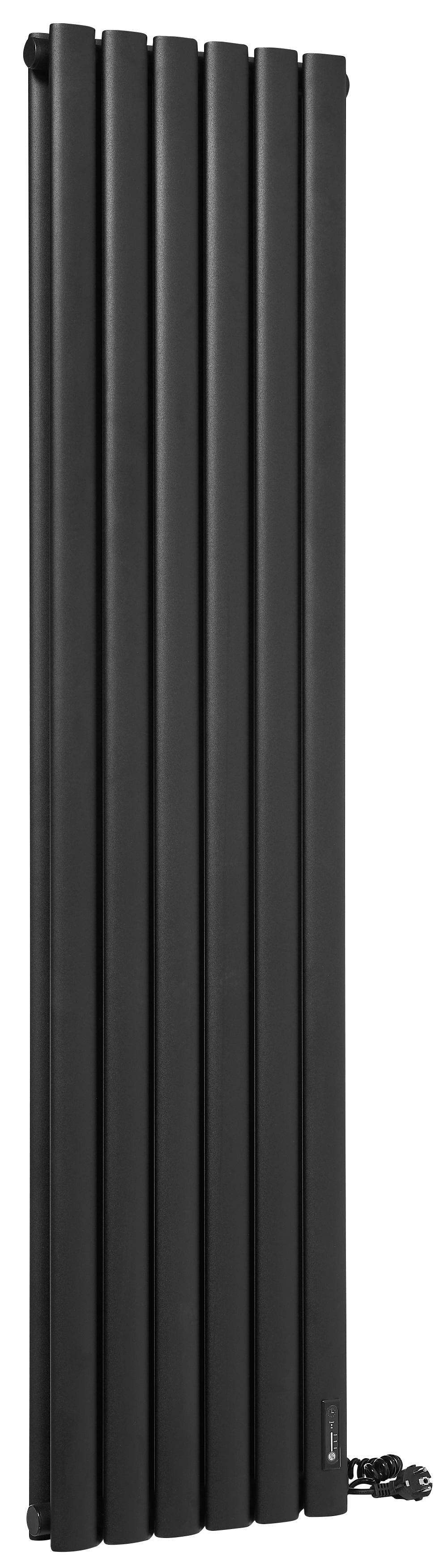 Grzejnik elektryczny RING2 150x35.2 cm czarny 800W LUXRAD