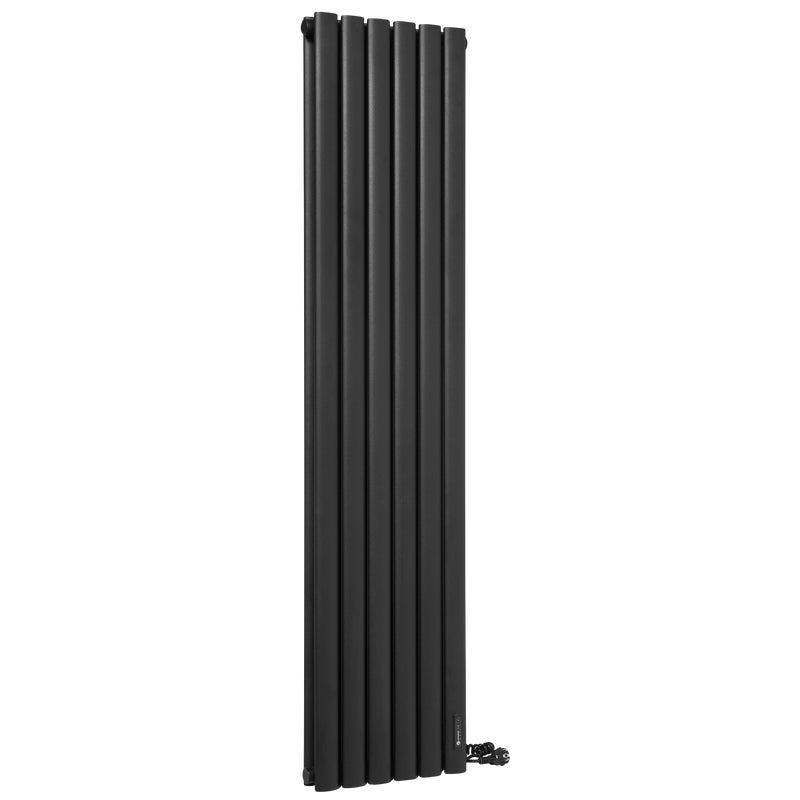 Grzejnik elektryczny RING2 150x35.2 cm czarny 800W LUXRAD