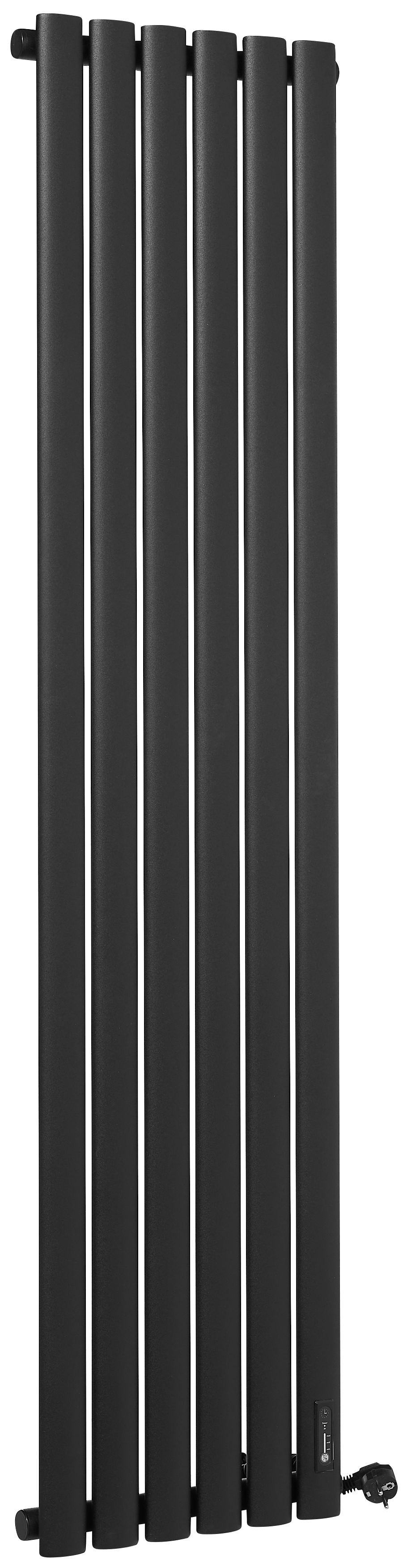 Grzejnik elektryczny RING 150x35.2 cm czarny 475W LUXRAD