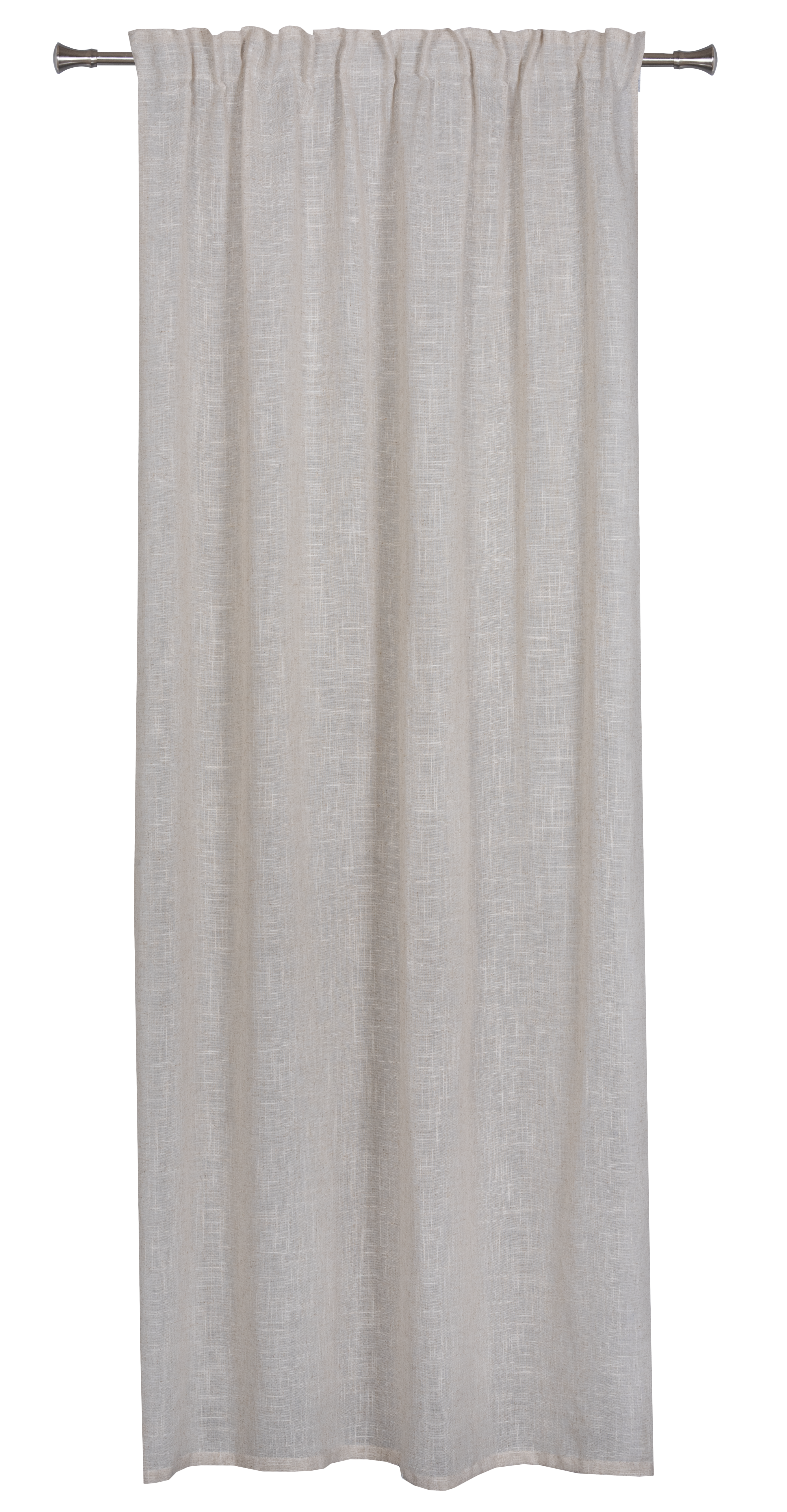 Zasłona Tolo Natural beżowa 140 x 280 cm na taśmie