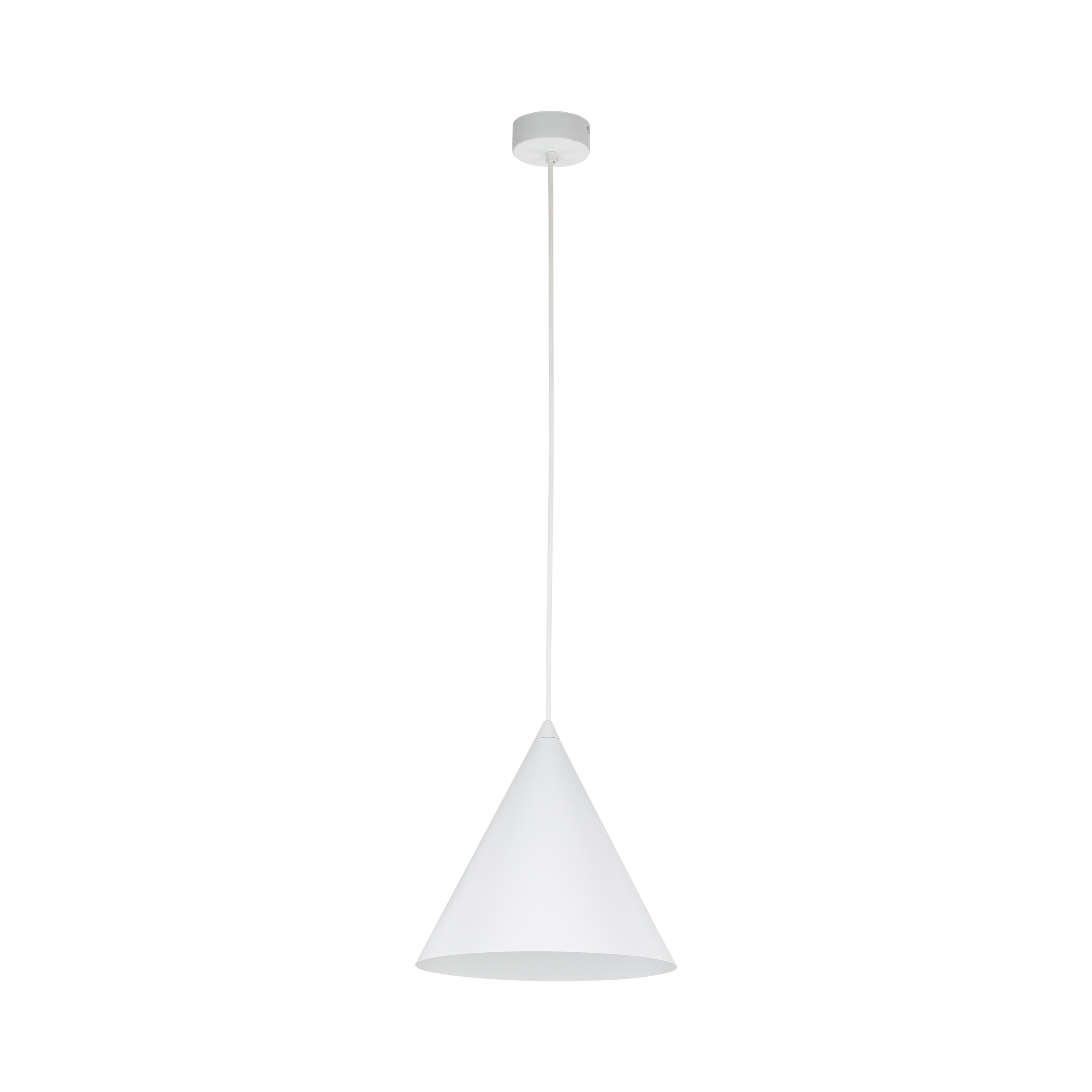 Lampa wisząca Cono biała E27 wys. 25 cm Tk Lighting