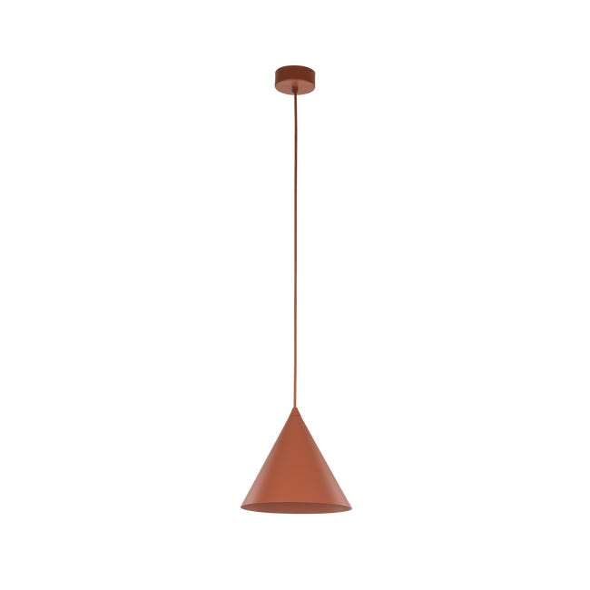 Lampa wiszaca cono ceglasta e27 wys 25 cm tk lighting 90525828