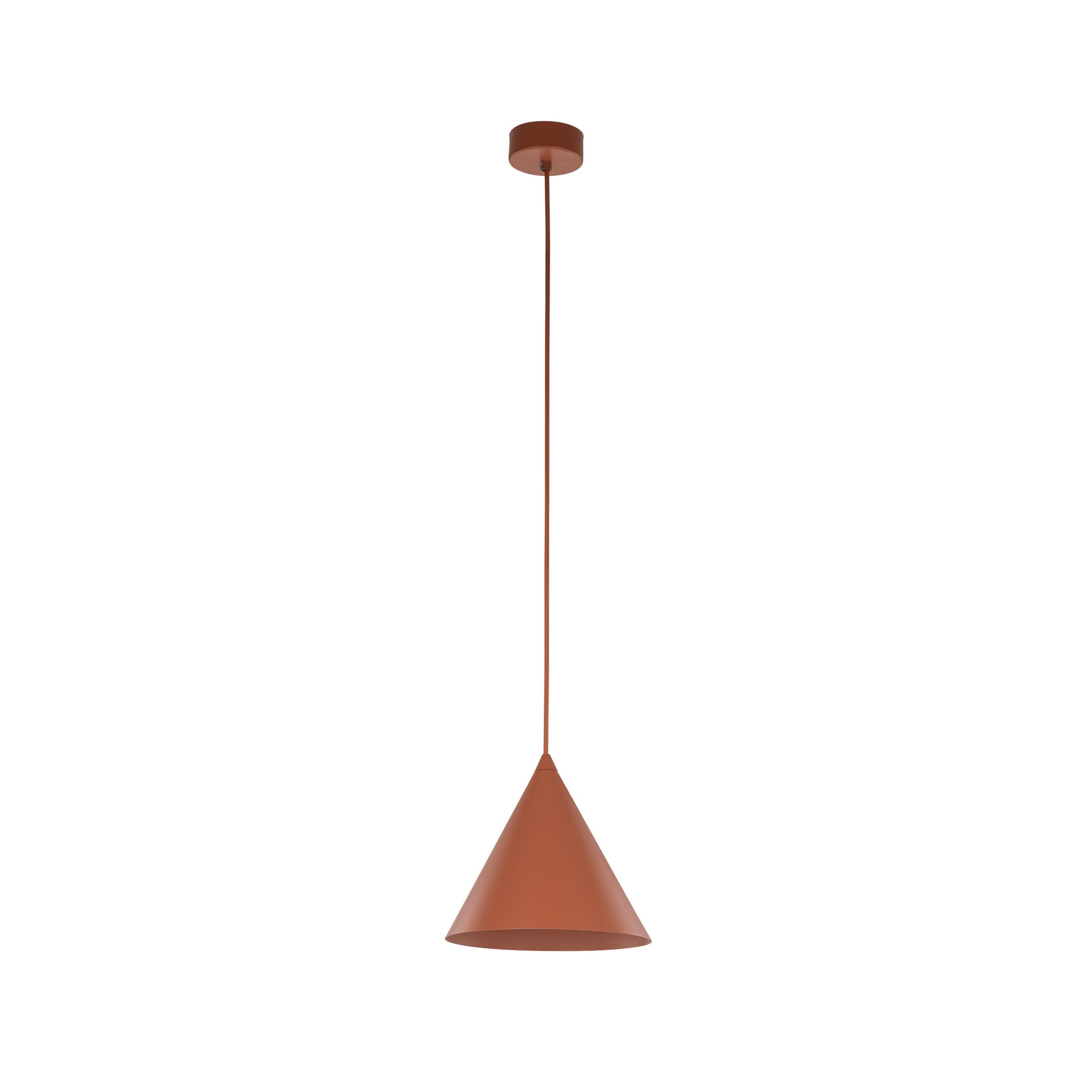 Lampa wisząca Cono czerwona E27 wys. 19 cm Tk Lighting