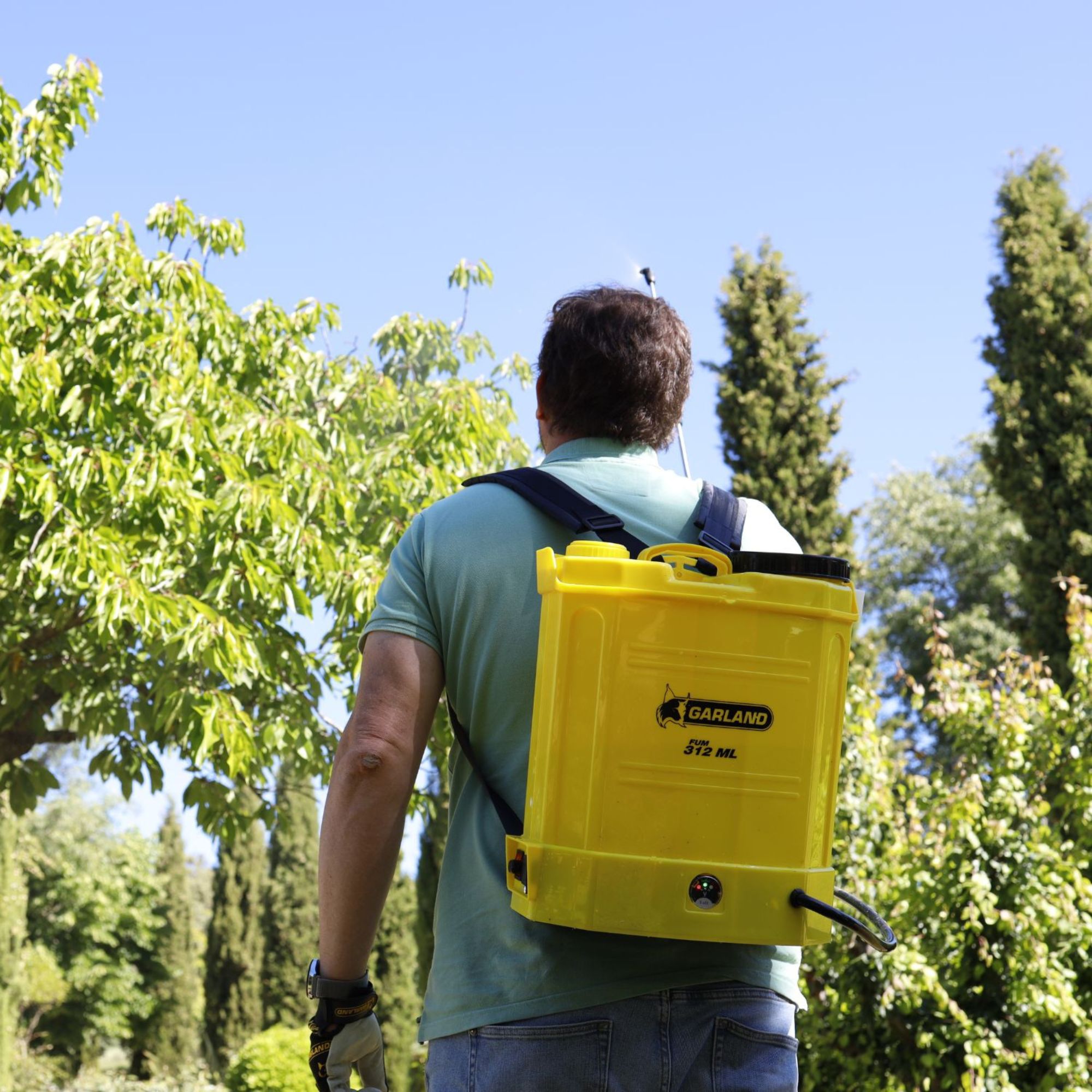 Fumigador mochila a batería GARLAND 12L FUM 312ML-v21 - 2