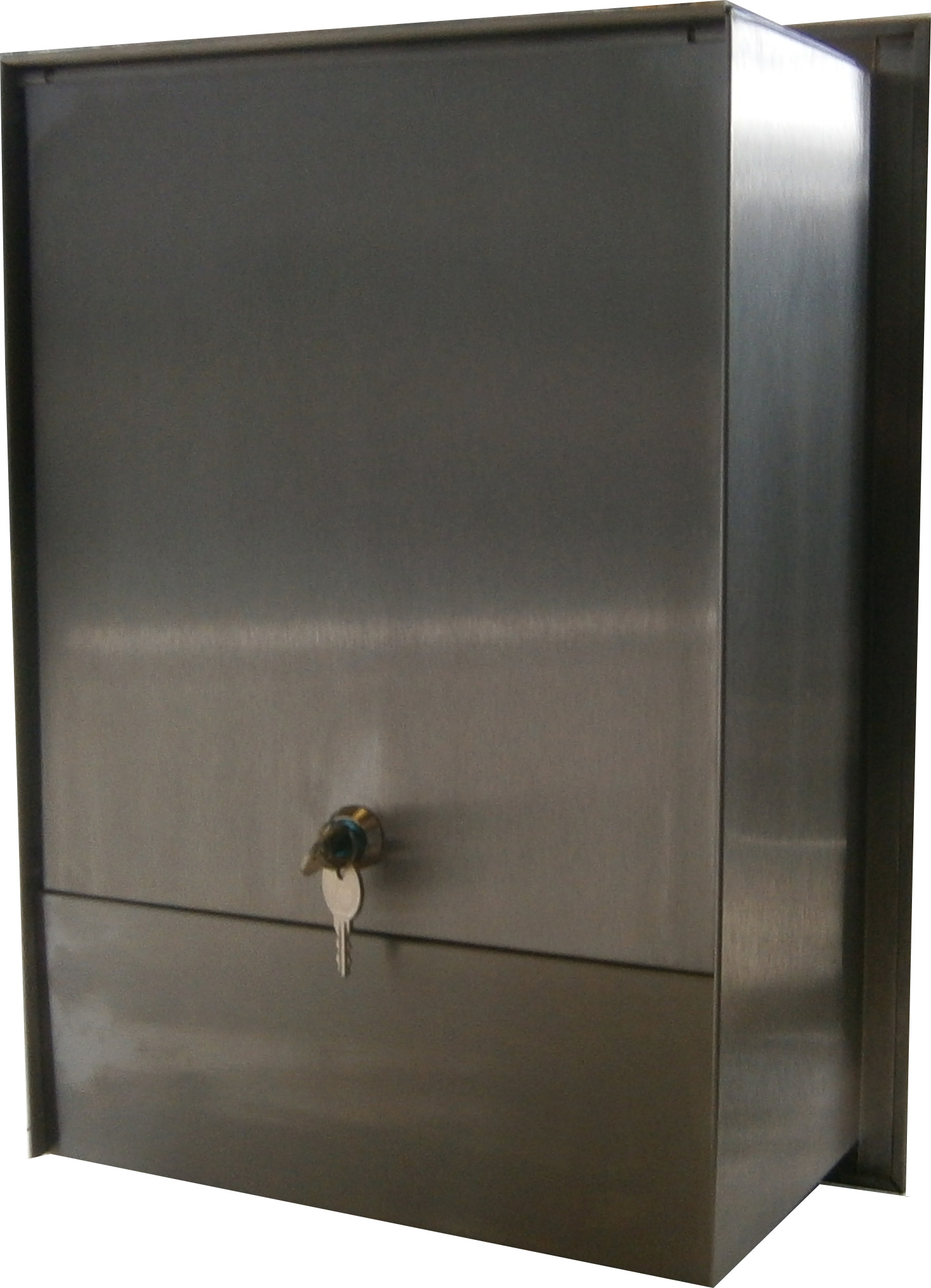 Caixa de correio vertical METAL EMBUTIR - 2