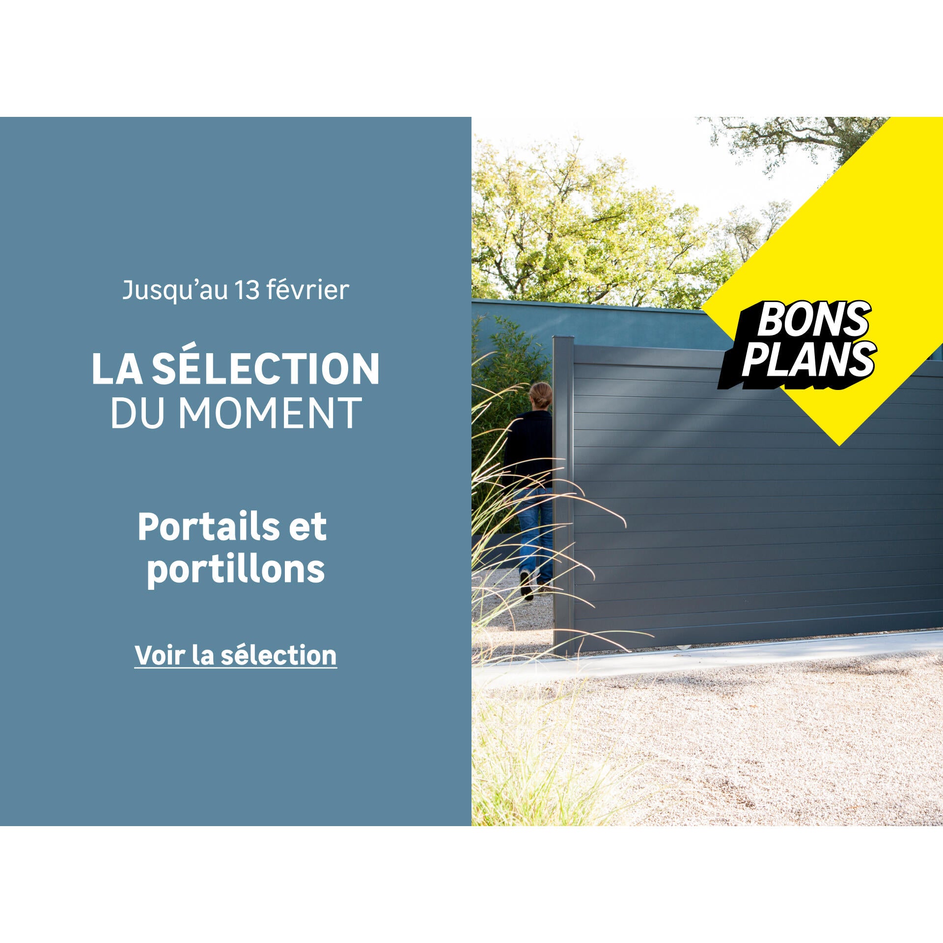 Portillon de jardin Easy Home - largeur 1,20 mètres