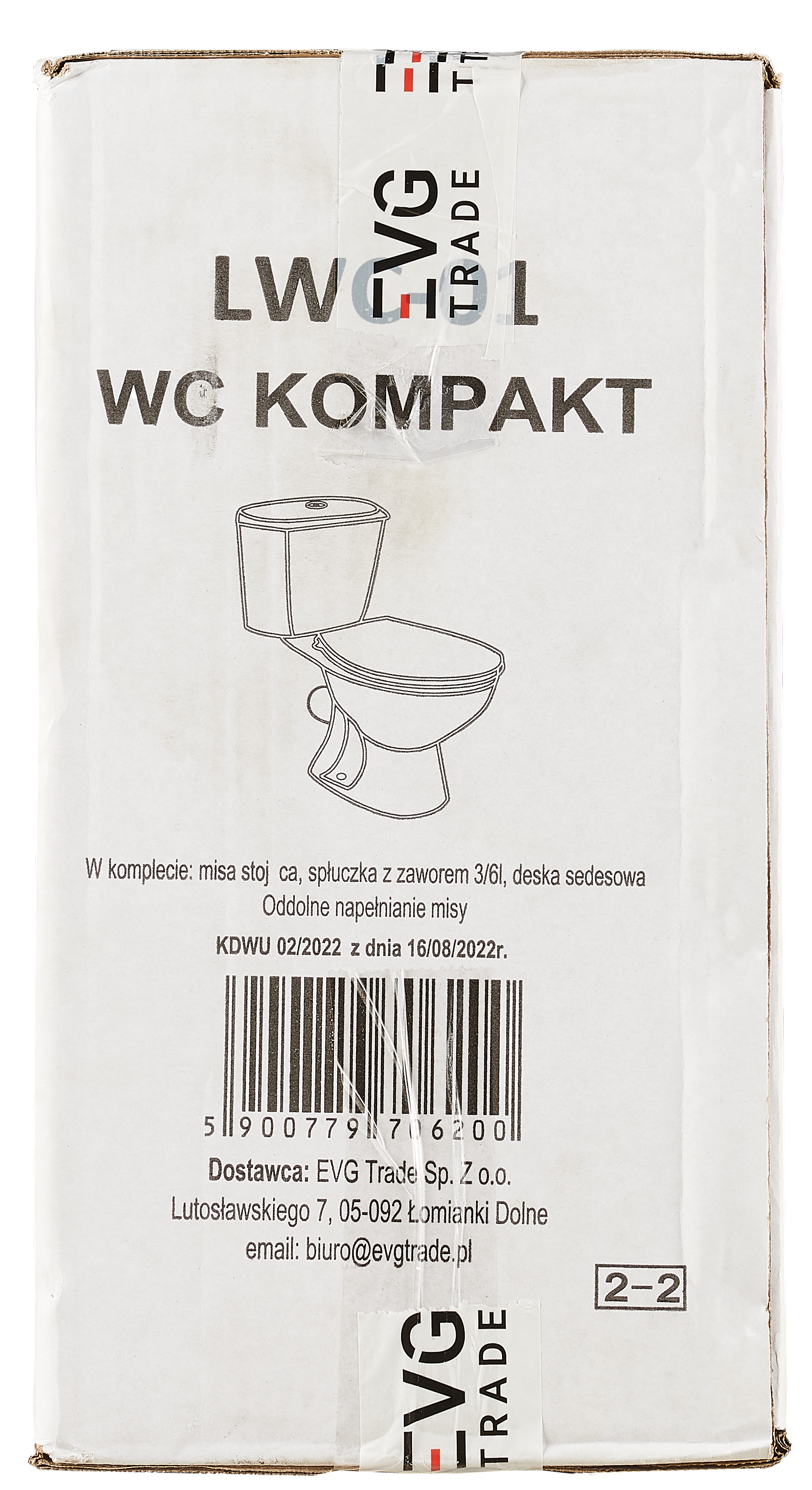 WC kompakt poziom LWC-01 - 6