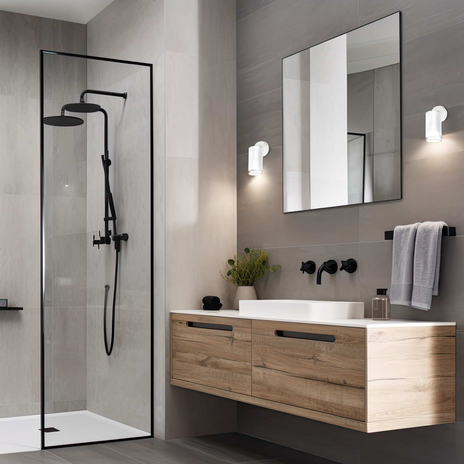 Reflektor łazienkowy Turyn biały GU10 IP44 LED Goldlux - 7