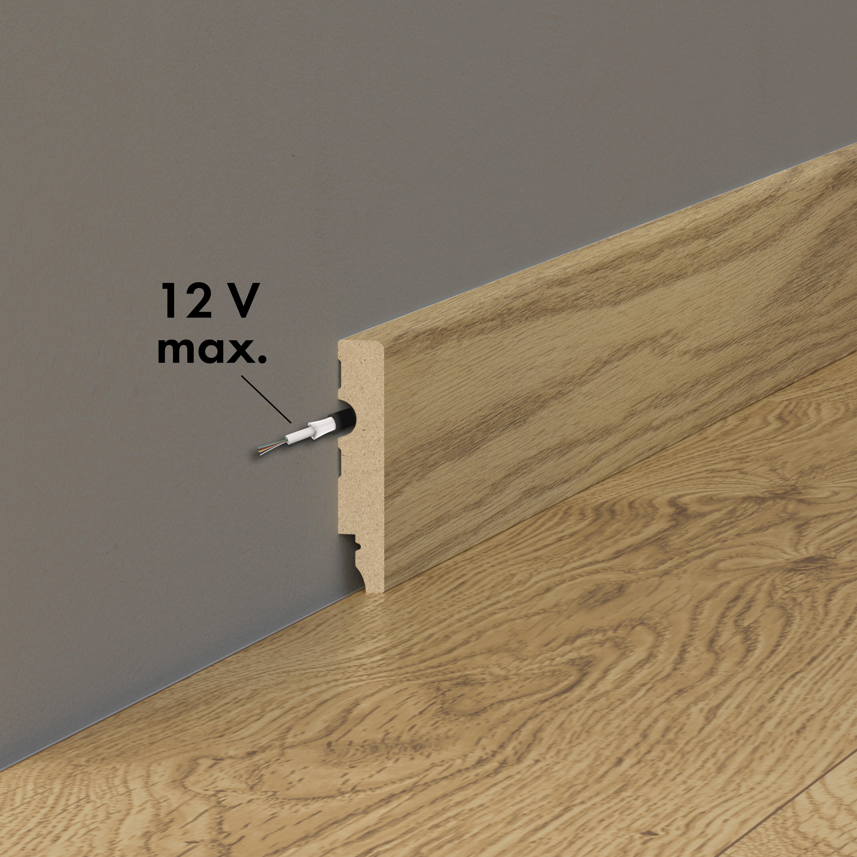 Listwa przypodłogowa MDF Balfour 2 8 cm Artens - 2