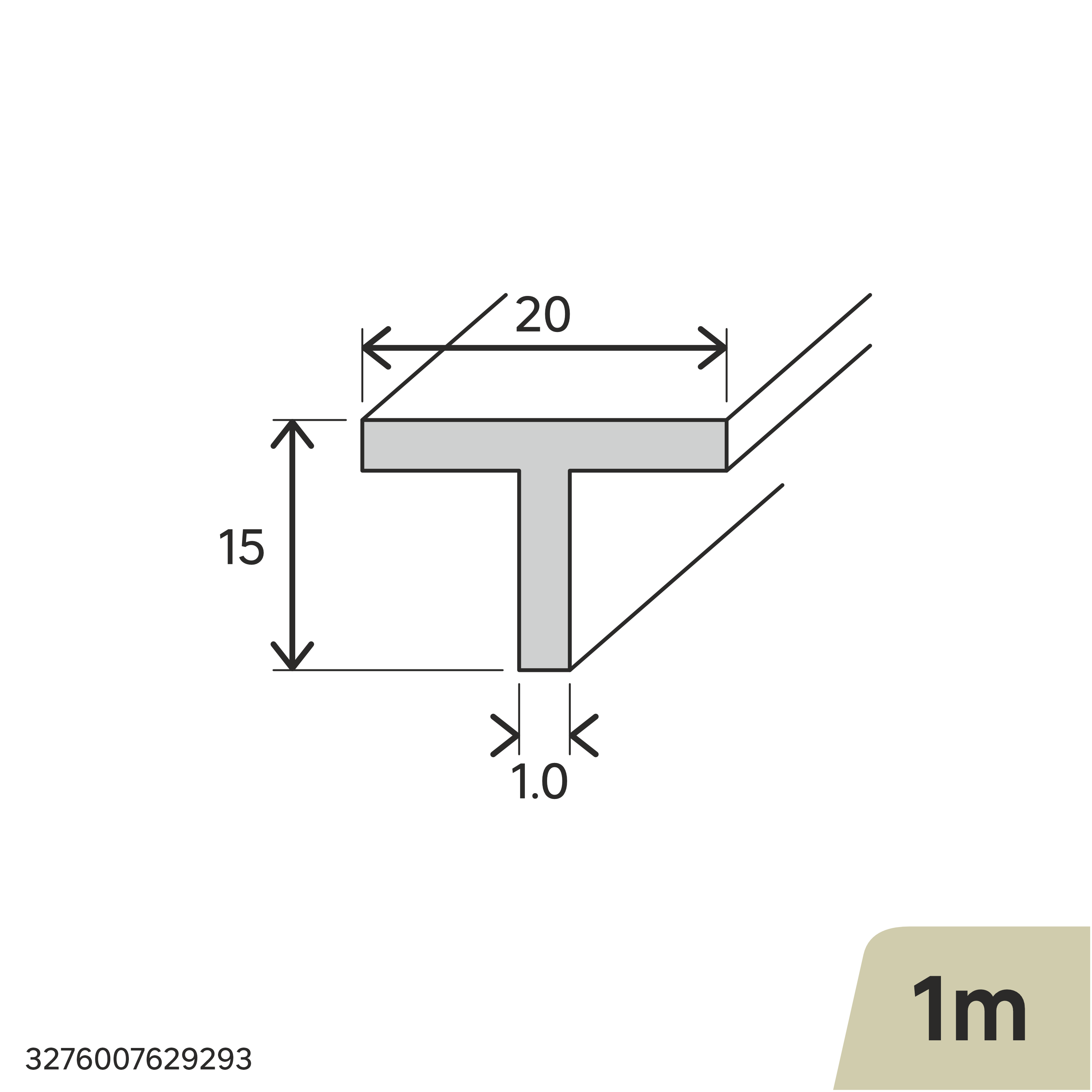 Profilo Di Raccordo Per Pavimenti Alluminio