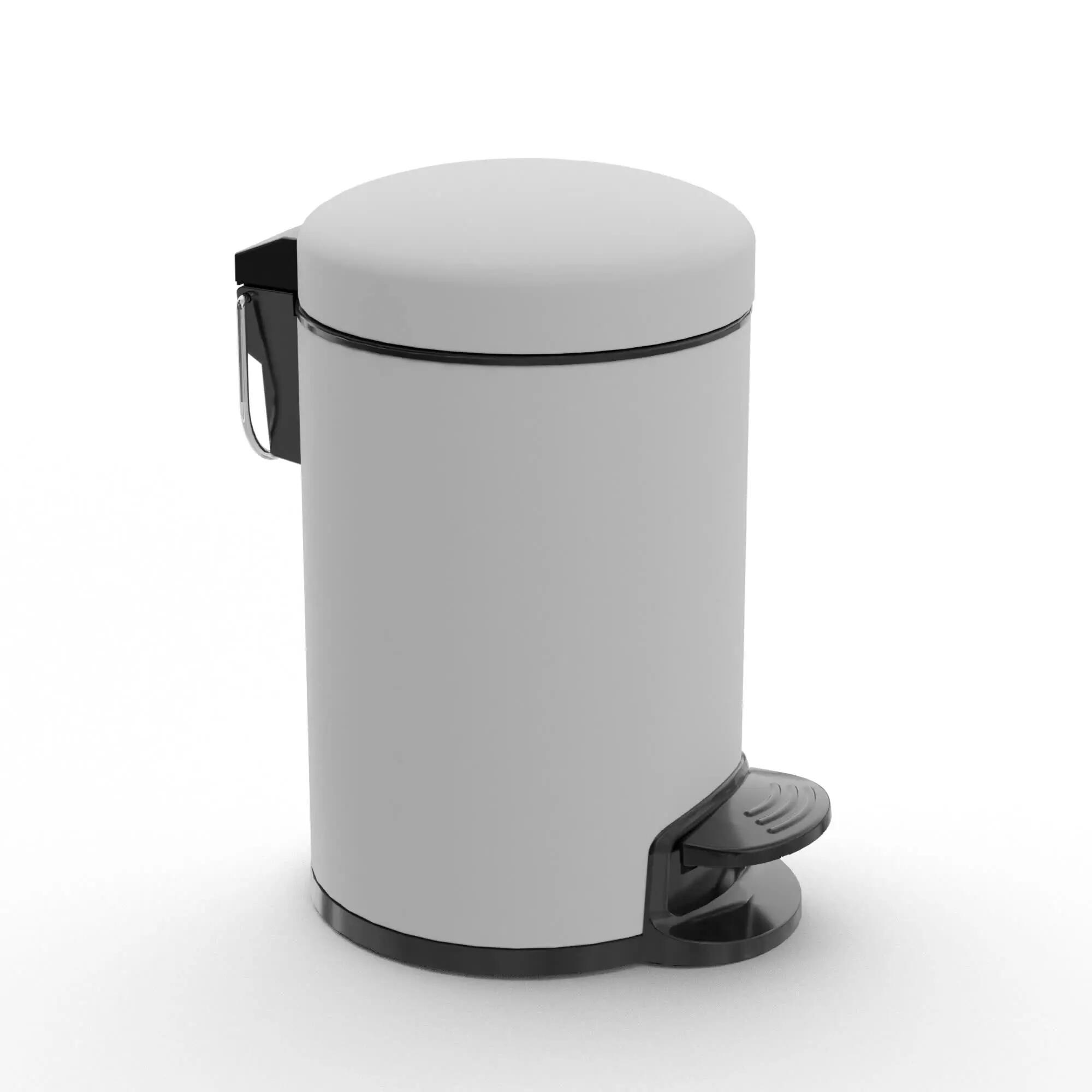 Poubelle de salle de bains 3L blanc SENSEA - 8