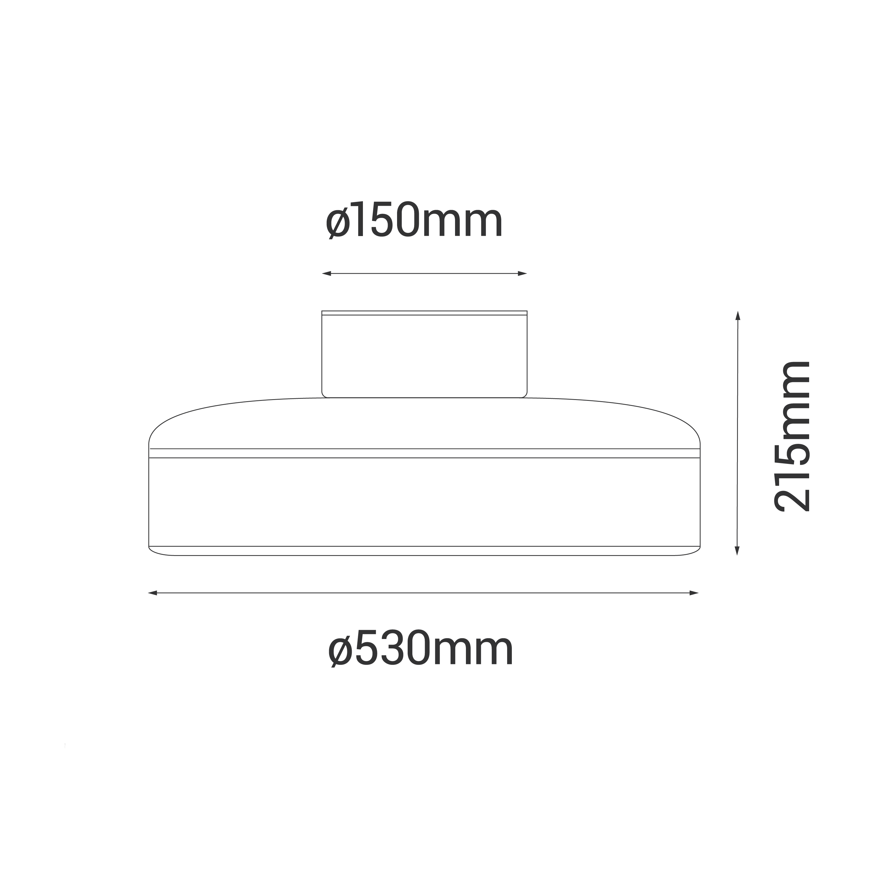 Ventilateur de plafond avec éclairage led, Indri, D53 cm, SULION, tissu - 6