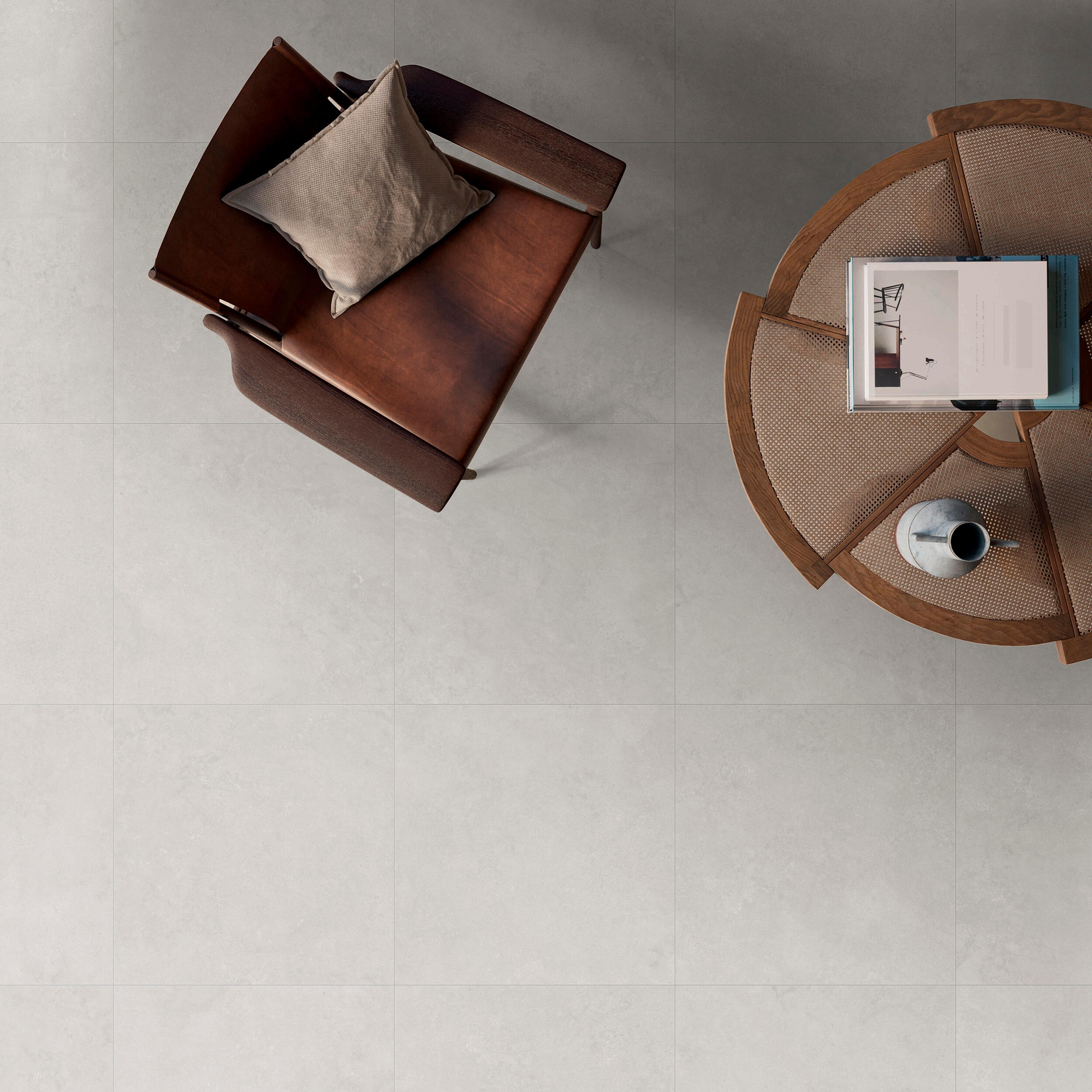 Suelo porcelánico ng badir efecto cemento gris 60x60 cm c2