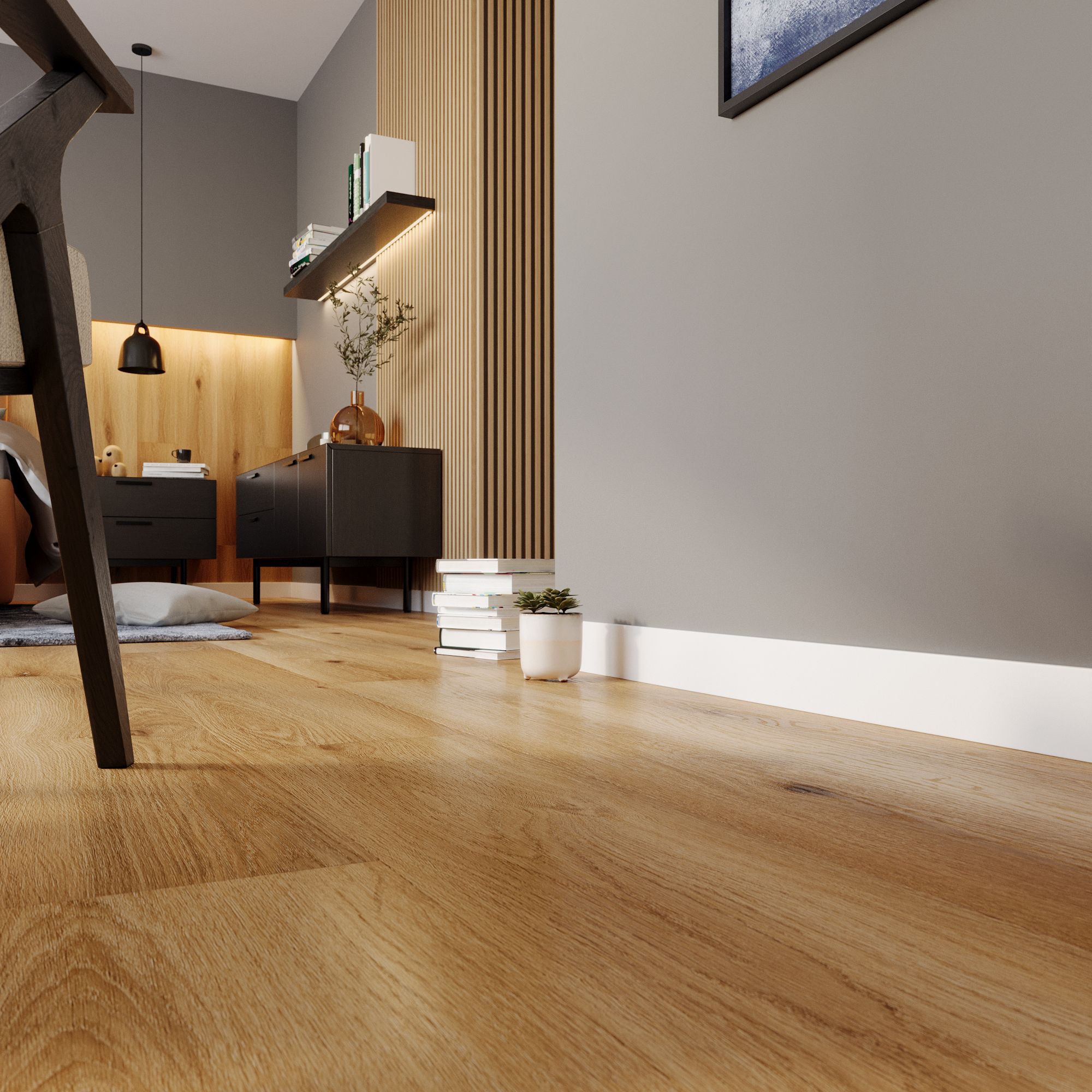 Plinthe polystyrène blanc résistant à l'eau, H. 8 x L. 2.4 m, Ep.15 mm ARTENS - 3