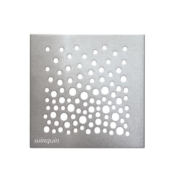 Piletta per doccia e per scarico a pavimento con griglia  WIRQUIN Venisio compact  Ø 90 mm Ø foro 90 mm in abs - 5