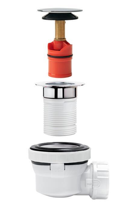 Vidage complet pour lavabo 1 vasque gain de place - Nano 6.7 WIRQUIN - 4