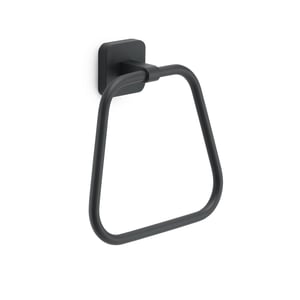 Ganci Asciugamani Bagno Nero Opaco – 2 Pezzi In Acciaio Inox 304, Design Quadrato Moderno - 5