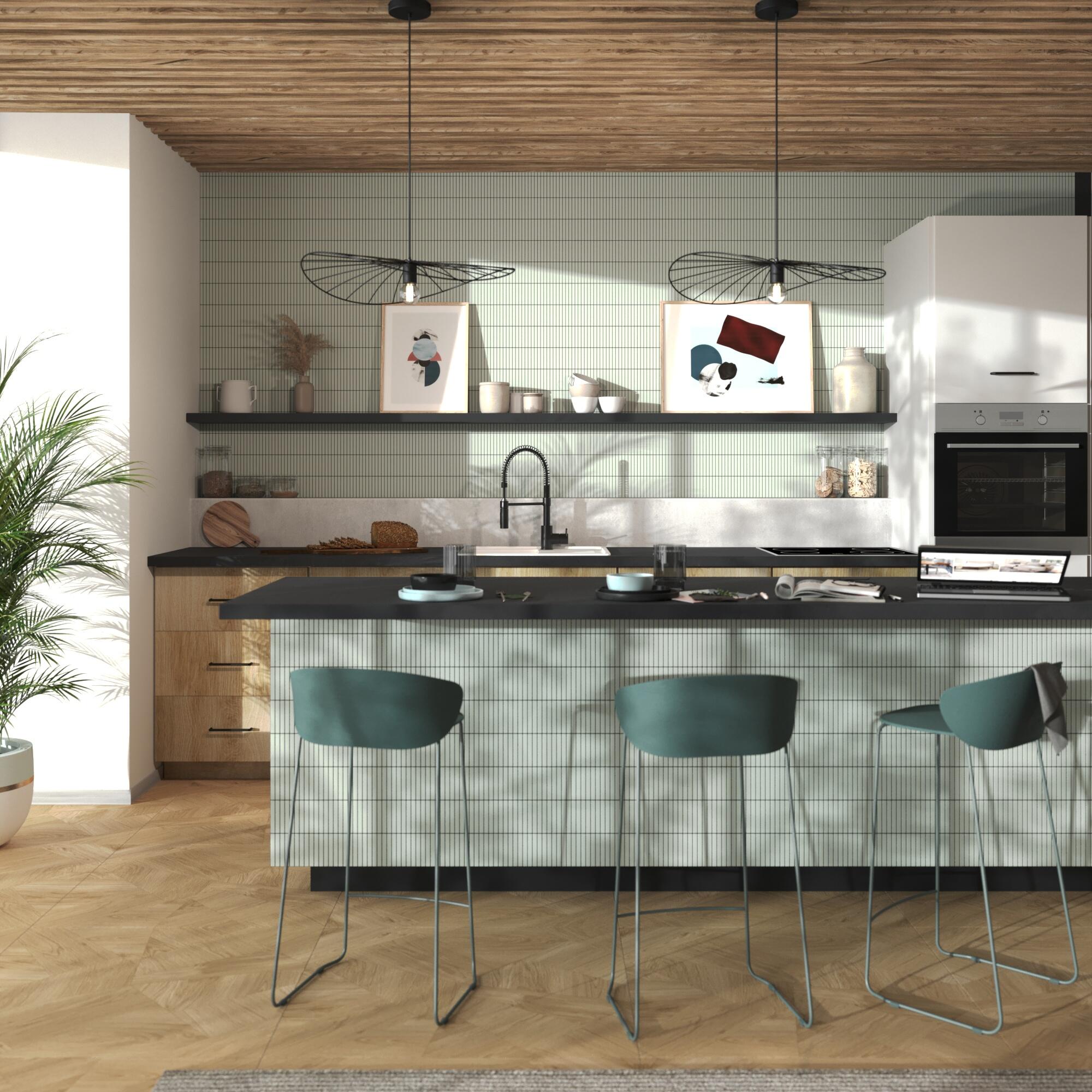 Joint tous types de carrelage et mosaïque noir AXTON, 2 kg - 3