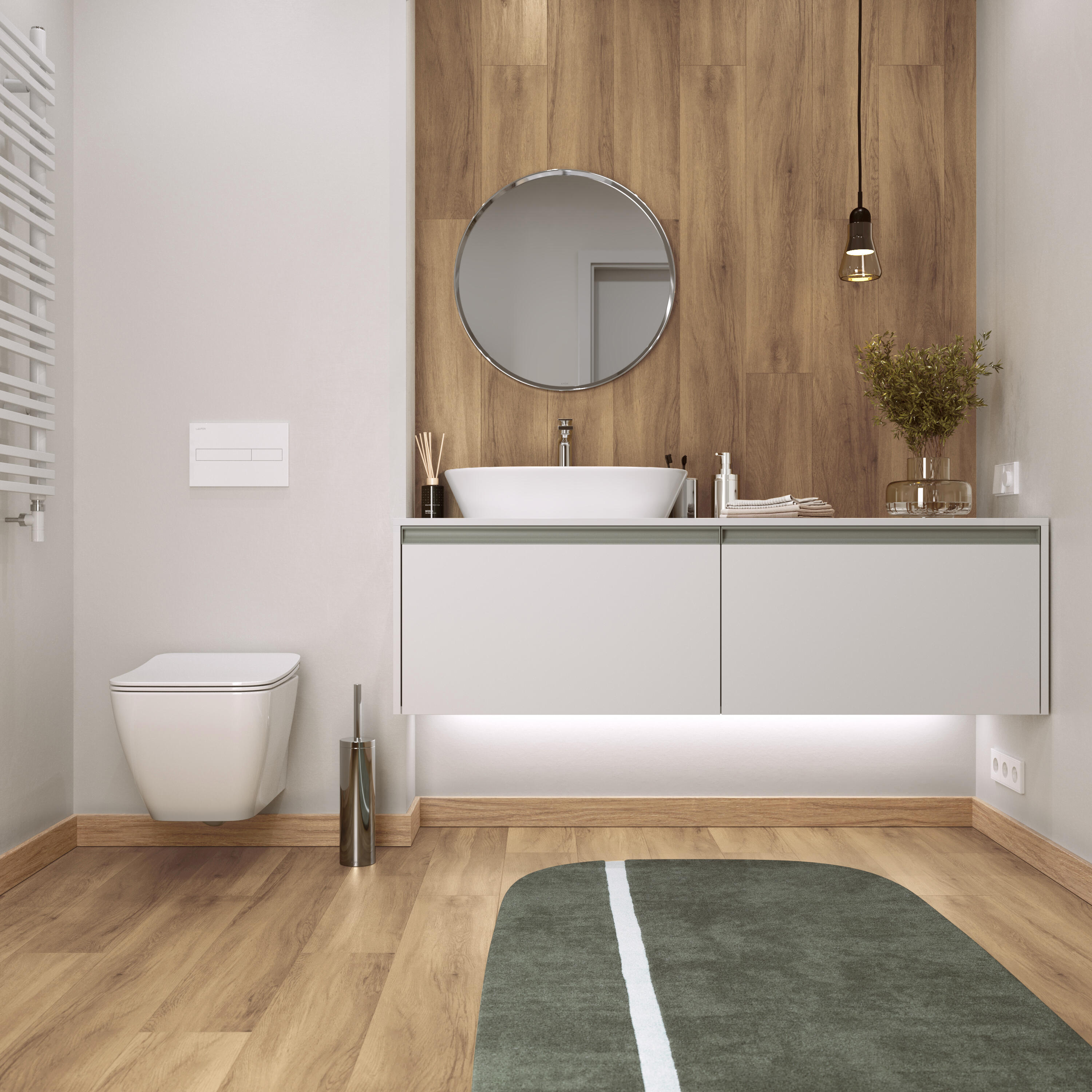 Listwa przypodłogowa polistyrenowa XPS Dunmore 8 cm Artens - 5