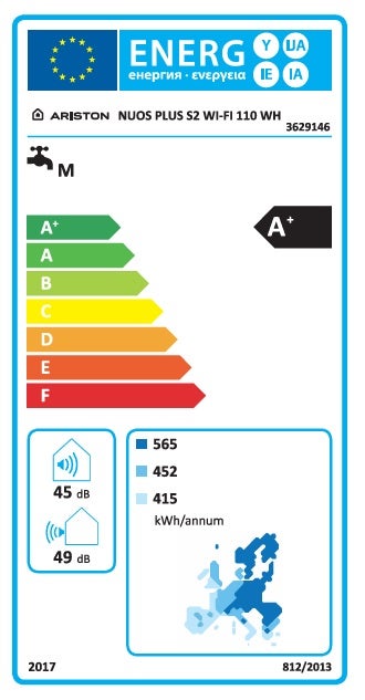 Bomba de calor Ariston nuos plus s2 wifi 110lts G+ - 5