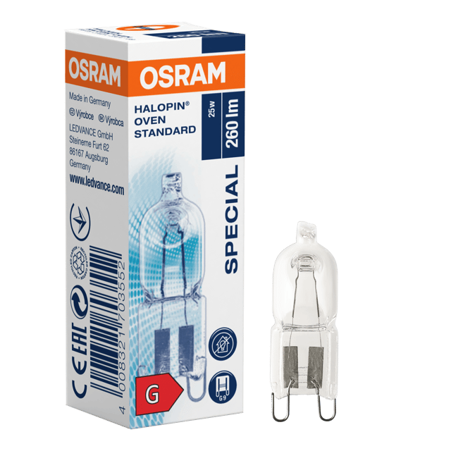 Żarówka halogenowa G9 25 W do piekarnika Osram