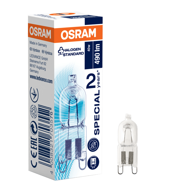 Żarówka halogenowa do piekarnika G9 40 W Osram