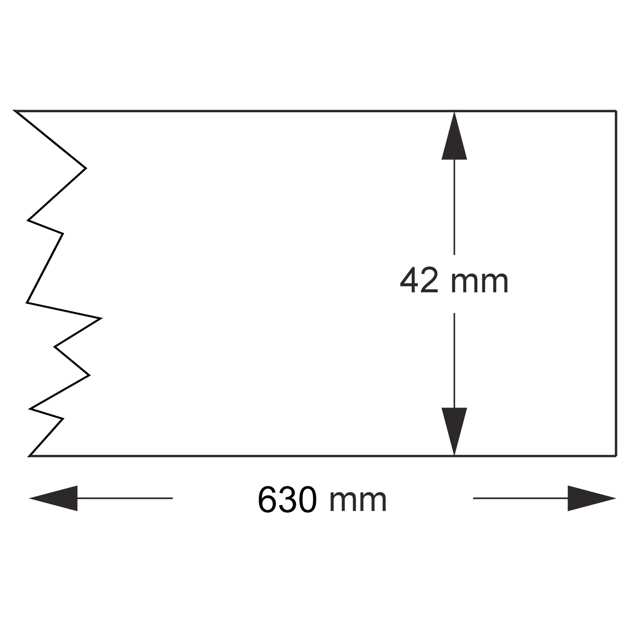 Obrzeże do blatu 38 mm terrazzo crema 559S 2 szt. Biuro Styl - 2