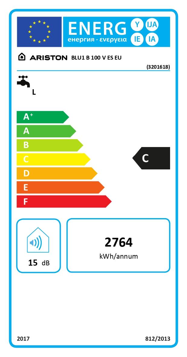 Termoacumulador 1B 100 Litros Ariston Blu - 3