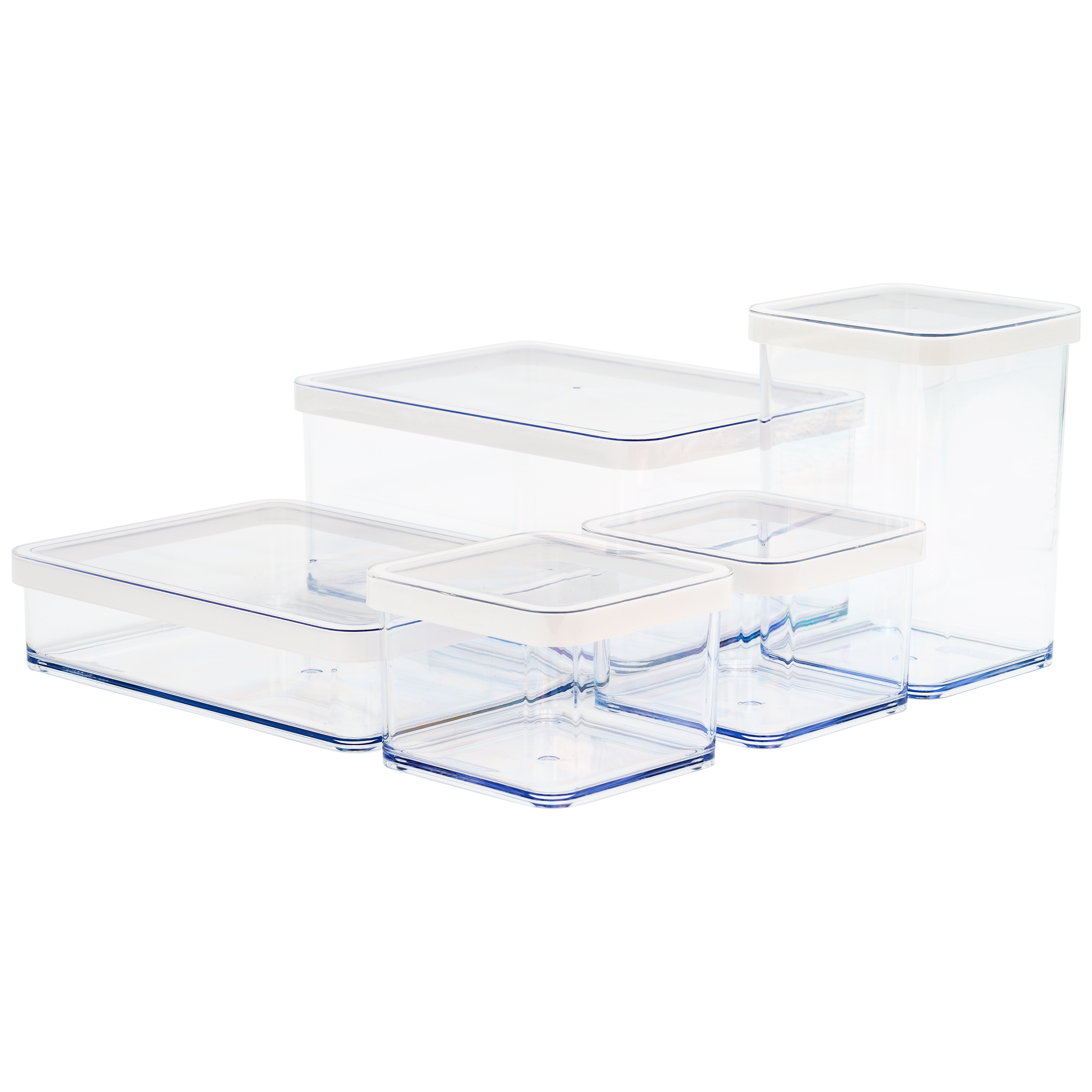 Zestaw pojemników kuchennych na żywność Loft Premium 5 szt. Rotho