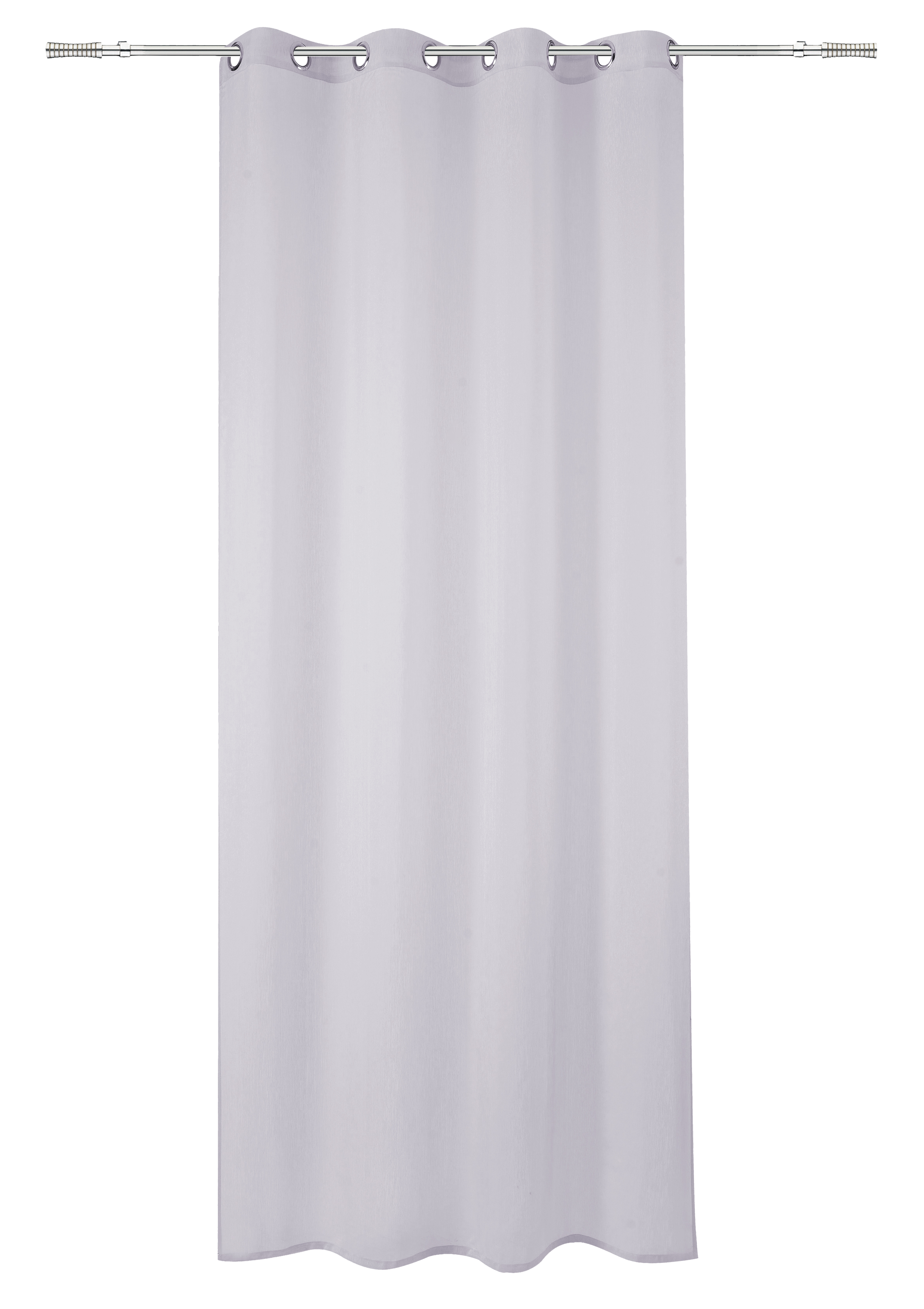 Firana na przelotkach Softy 140 x 260 cm szara Inspire - 8