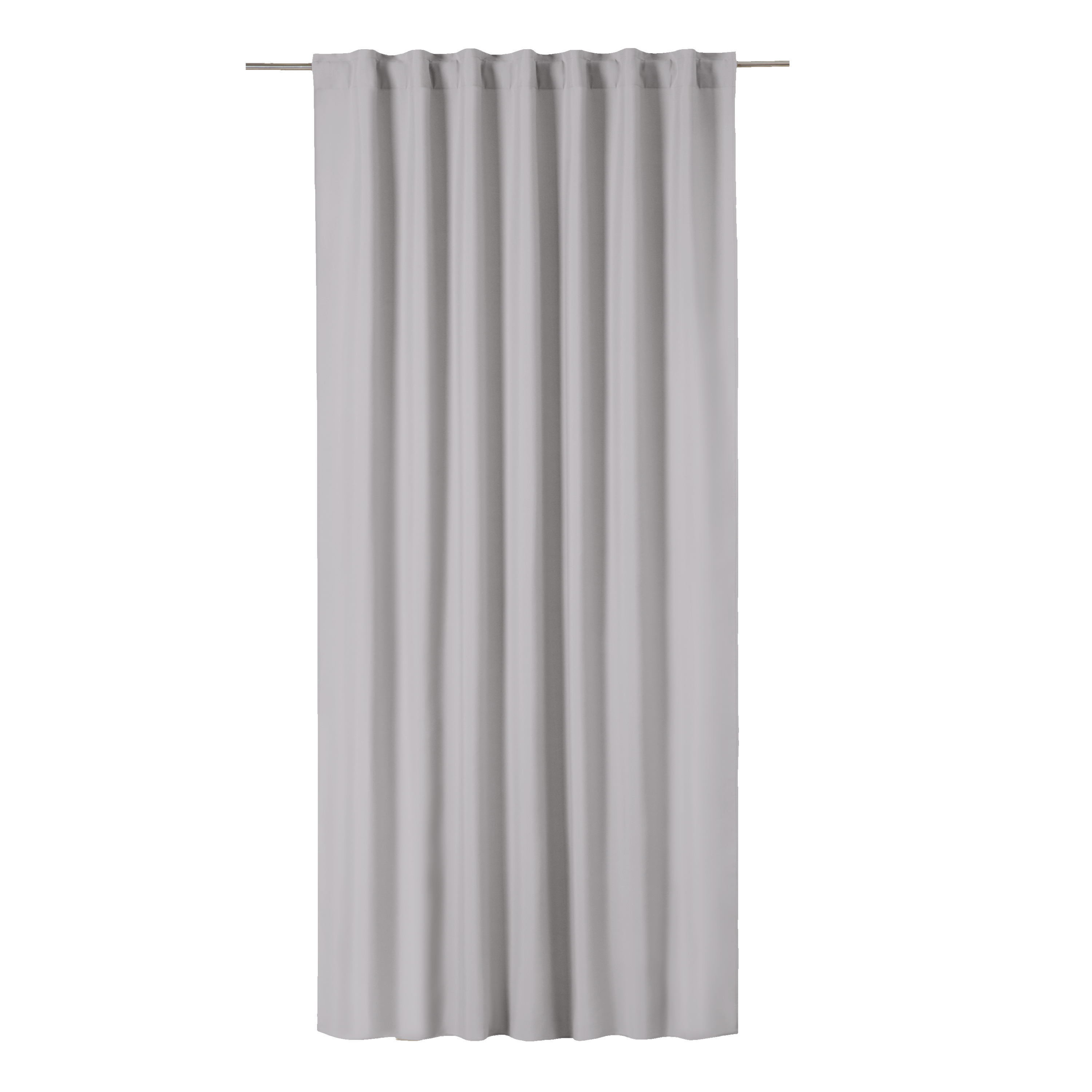 Cortina  cinta, trabillas Pharell algodón INSPIRE liso gris granito 140x280cm - 9