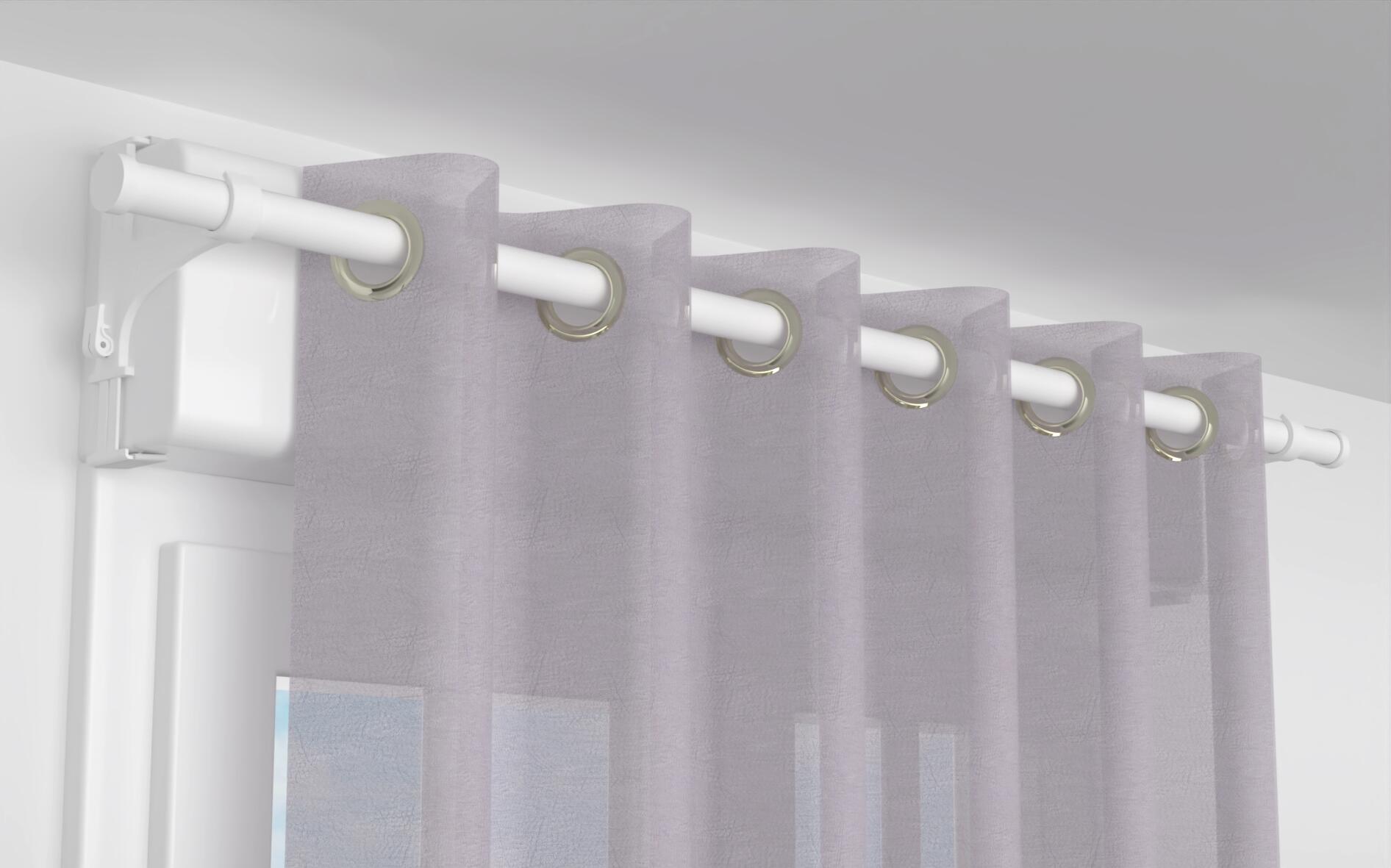 Lot de 2 supports sans perçage Caisson volet, 20/28 mm blanc verni CESSOT - 2