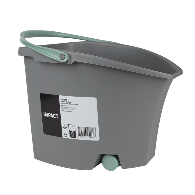 Seau de nettoyage IMPACT Avec roulettes 15 l