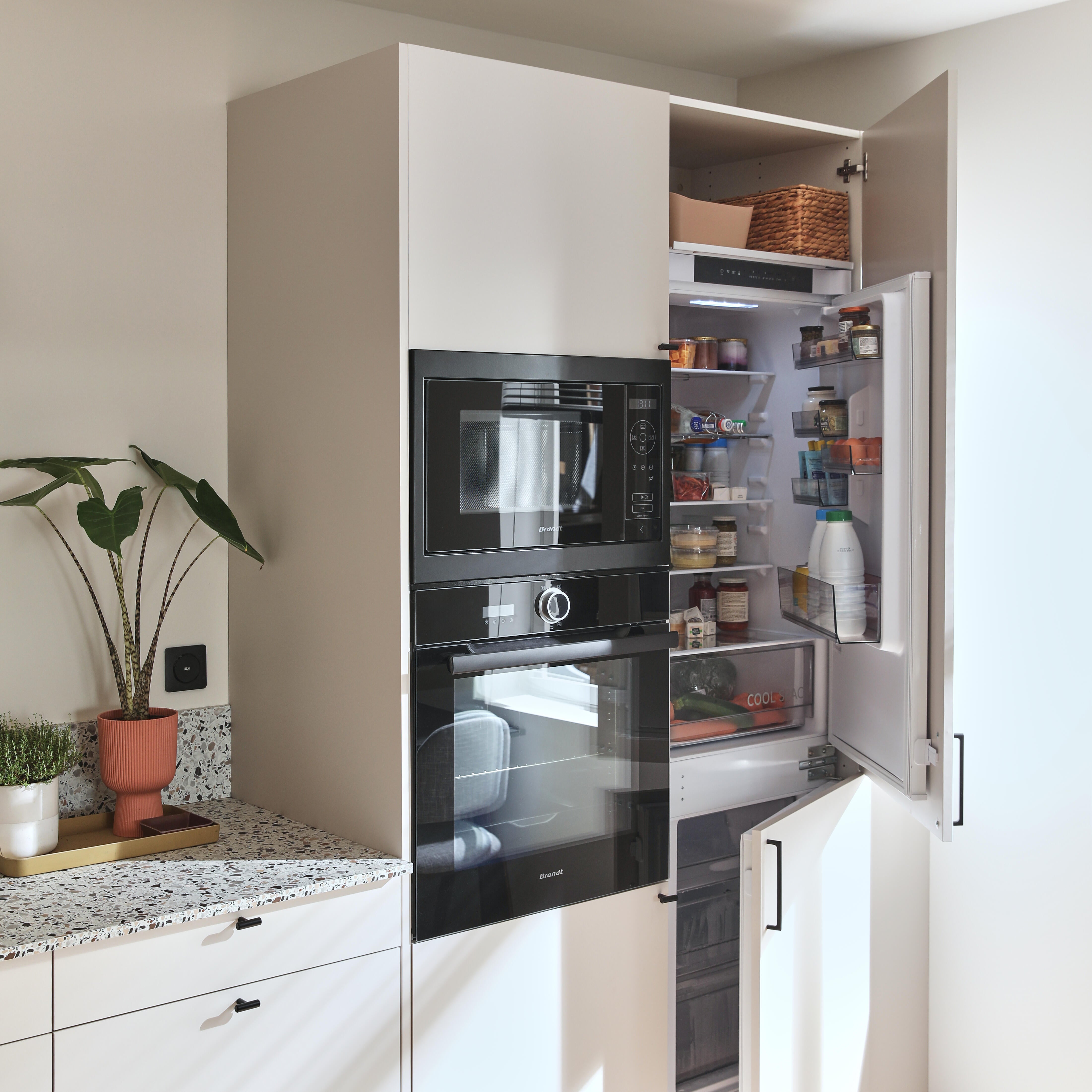 Módulo coluna Delinia 60 x 58 x 215 cm branco - 7