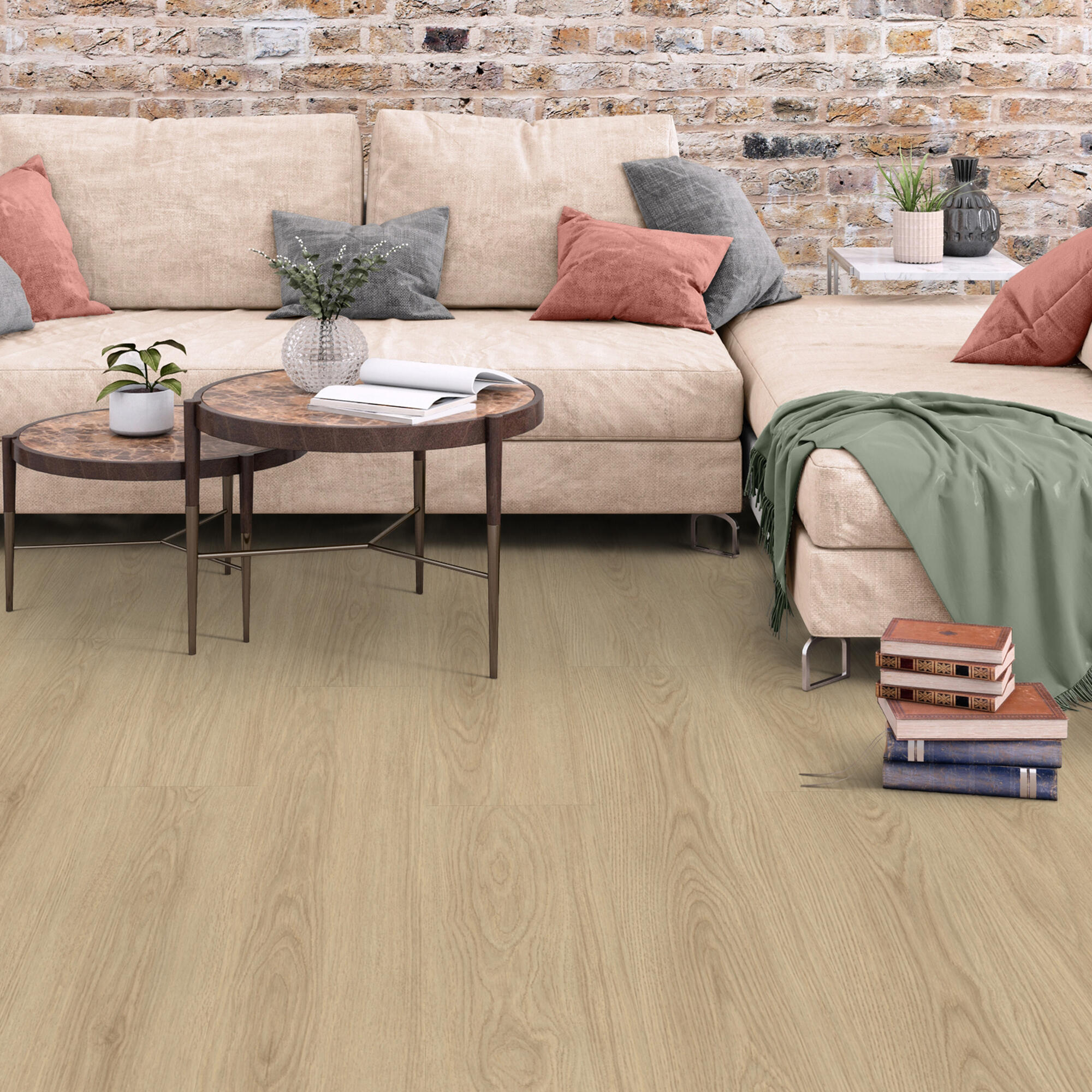 Lame PVC clipsable forte GERFLOR Senso clic 3 bois naturel - 5