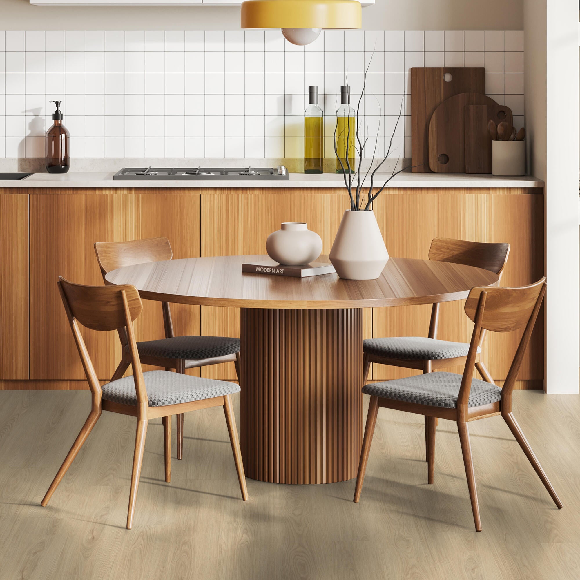 Lame PVC clipsable forte GERFLOR Senso clic 3 bois naturel - 3