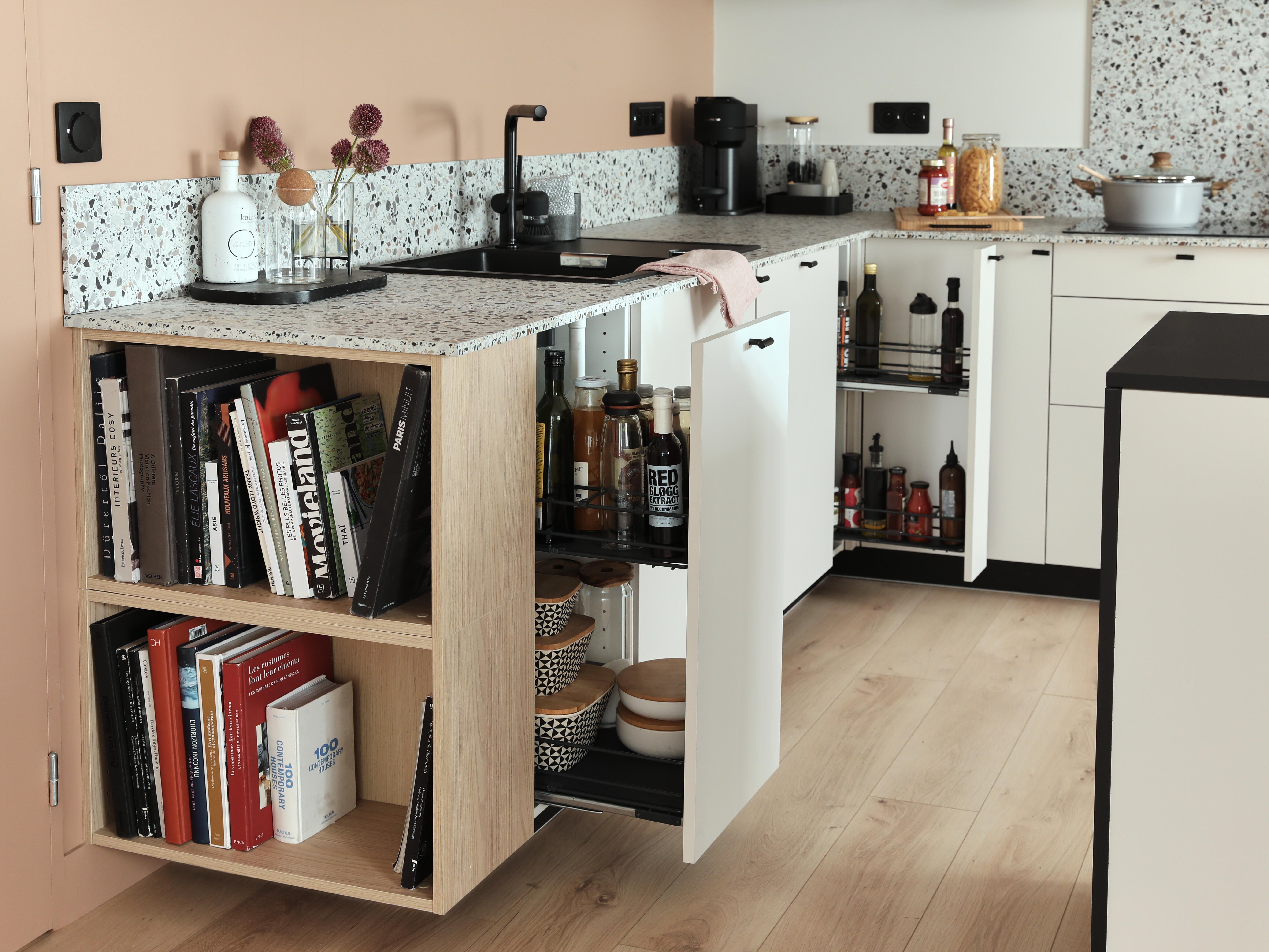 Porte de cuisine DELINIA ID Vienne lin mat H.76.5 x l.39.7 cm - 2