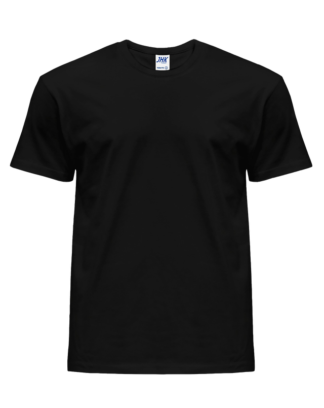 Koszulka z krótkim rękawem męska czarna bawełniana robocza r. L/54 JHK
