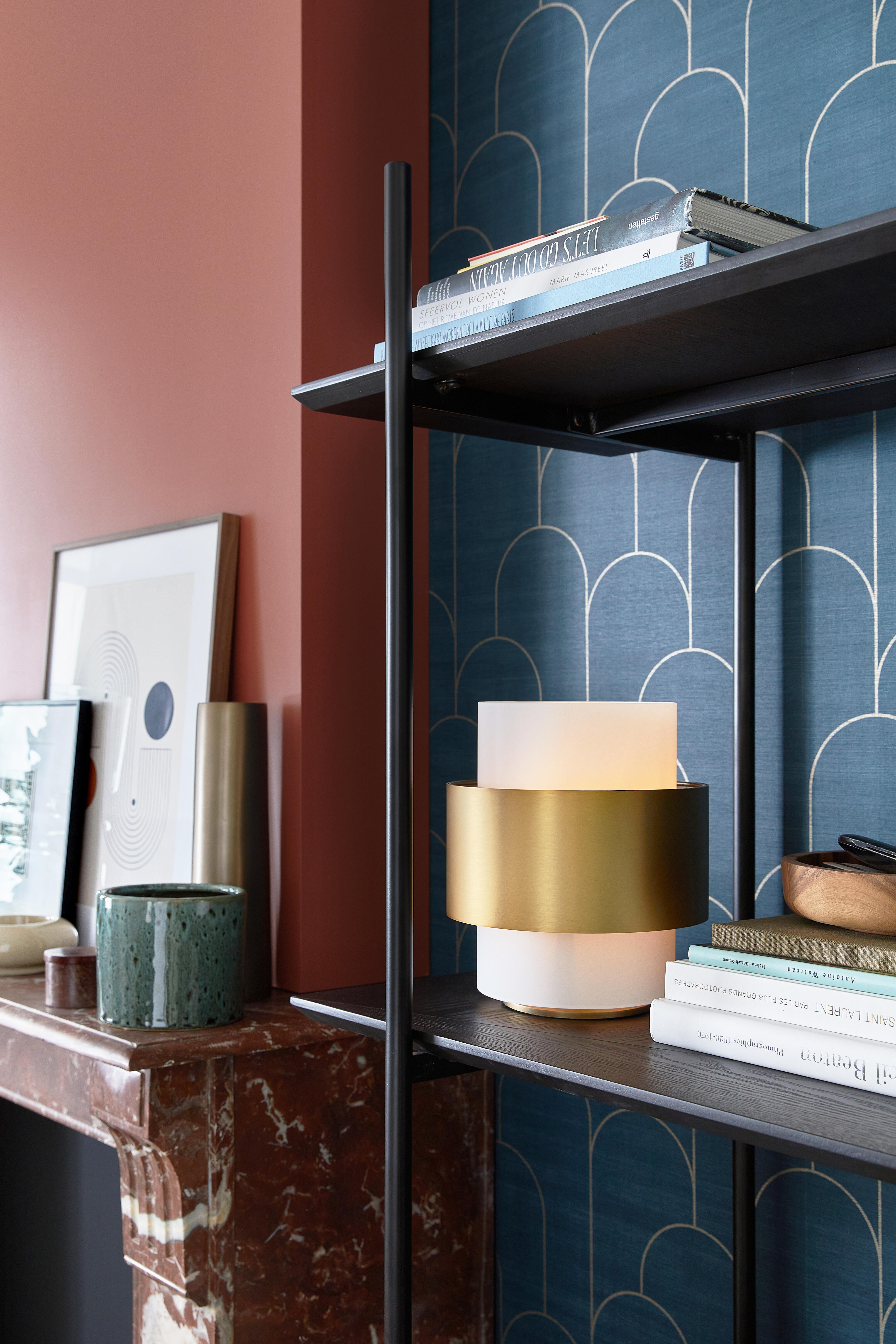 Peinture mur, boiserie rouge de terre velours LIBÉRON 163 faubourg 2.5L - 3