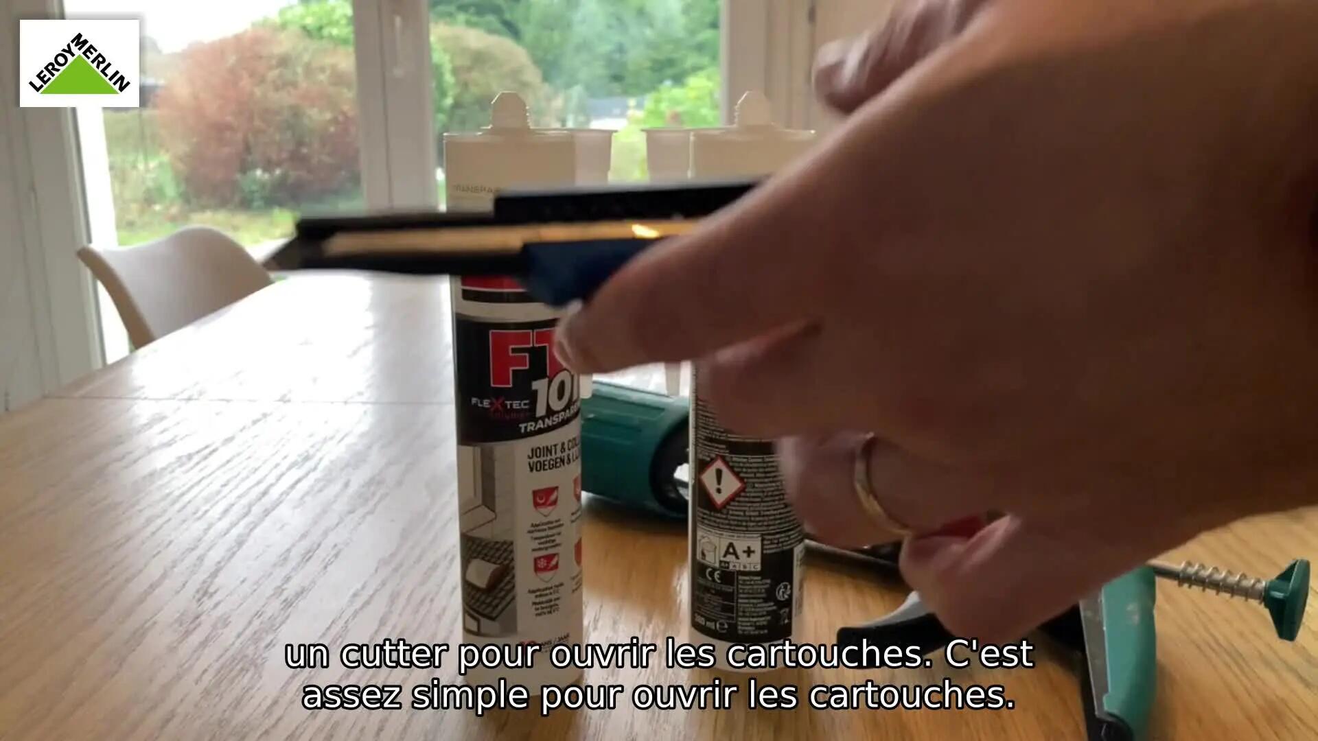 Mastic d'étanchéité Ft101 colle et jointe RUBSON blanc 280ml - 7