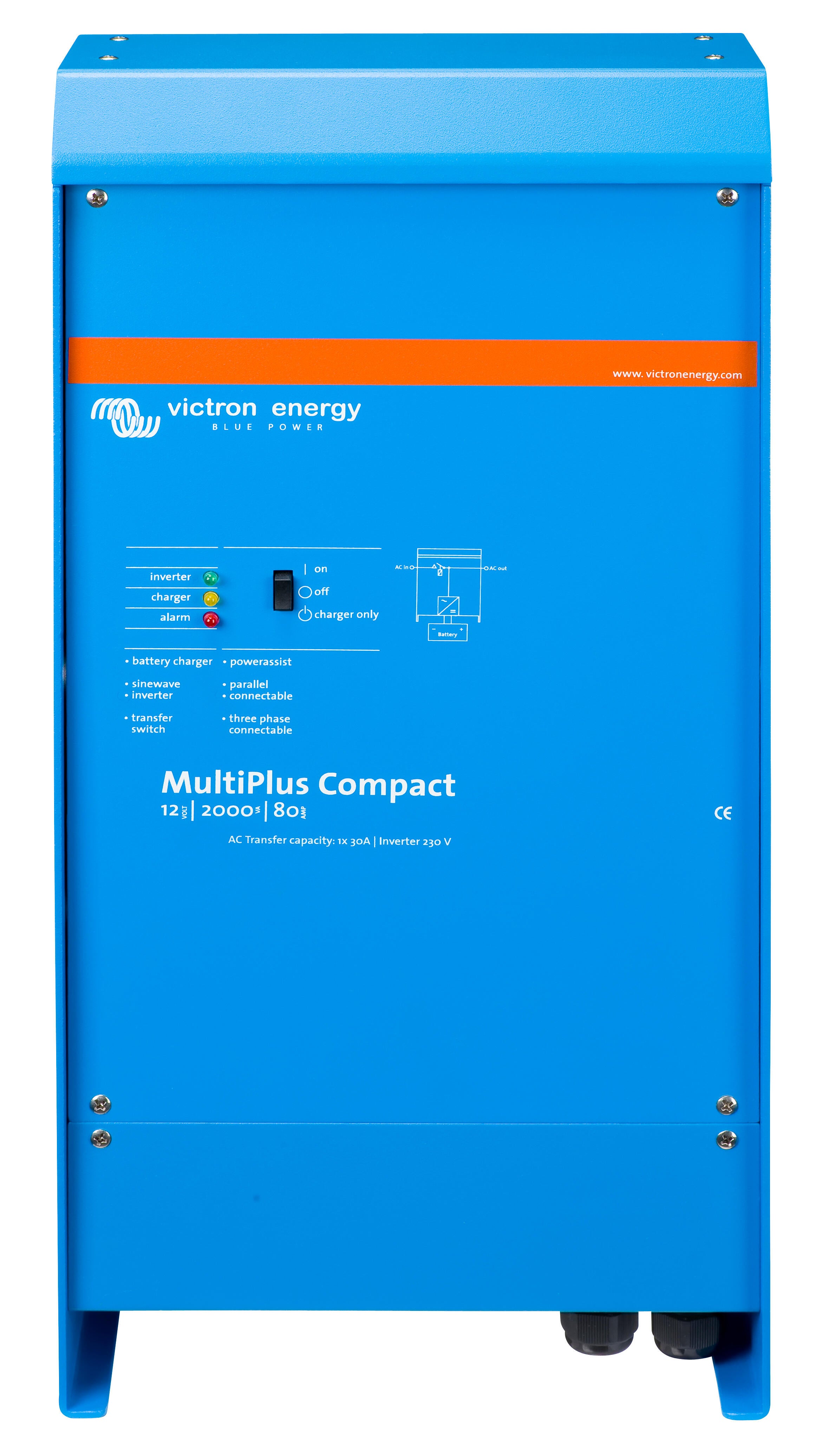 Inversor victron multiplus c 12v 2000va 80+30a