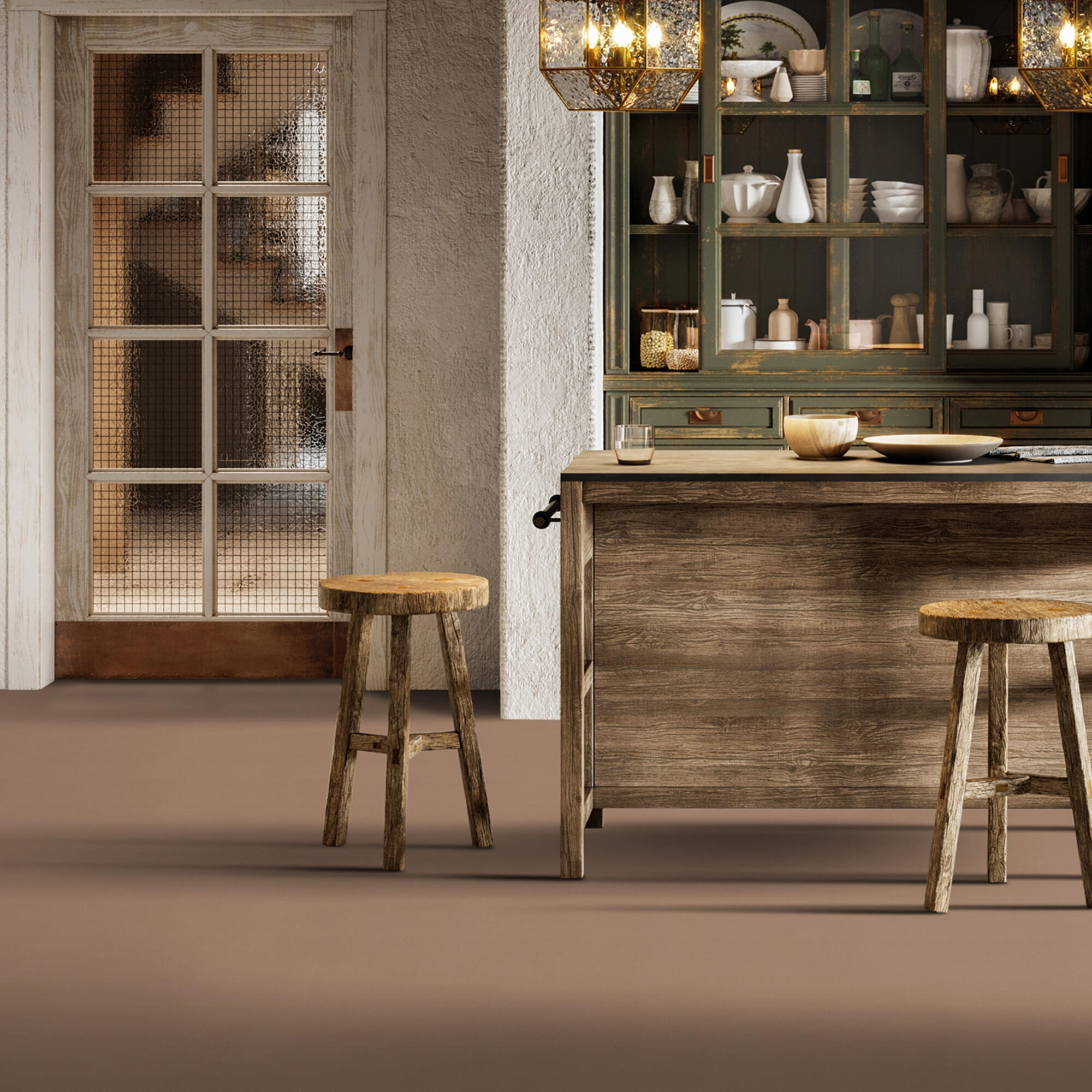 Rouleau vinyle orange / cuivré Nature GERFLOR rouleau l.4m | Leroy Merlin