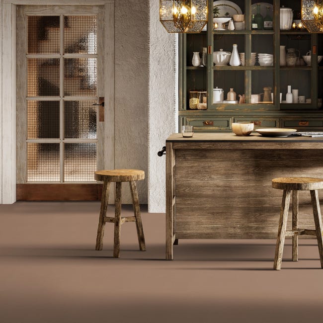 Rouleau vinyle orange / cuivré Nature GERFLOR rouleau l.4m | Leroy Merlin