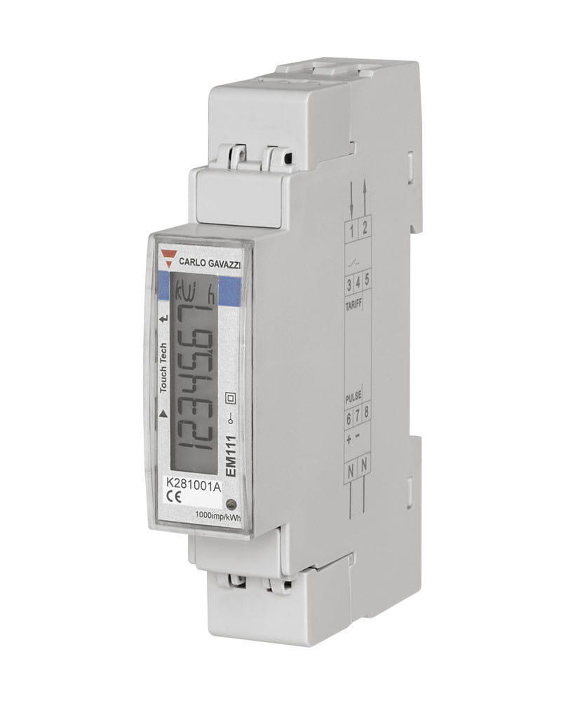 Vatímetro em111din carlo gavazzi