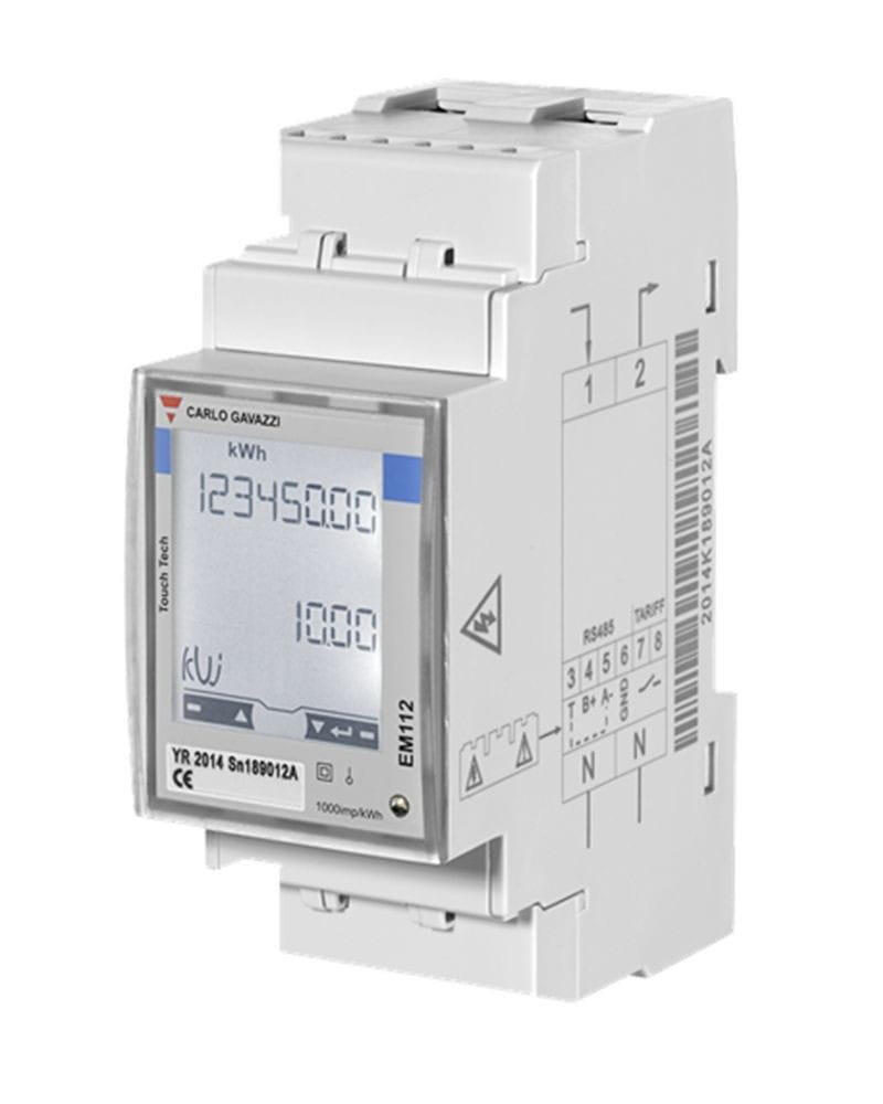Vatímetro em112din carlo gavazzi