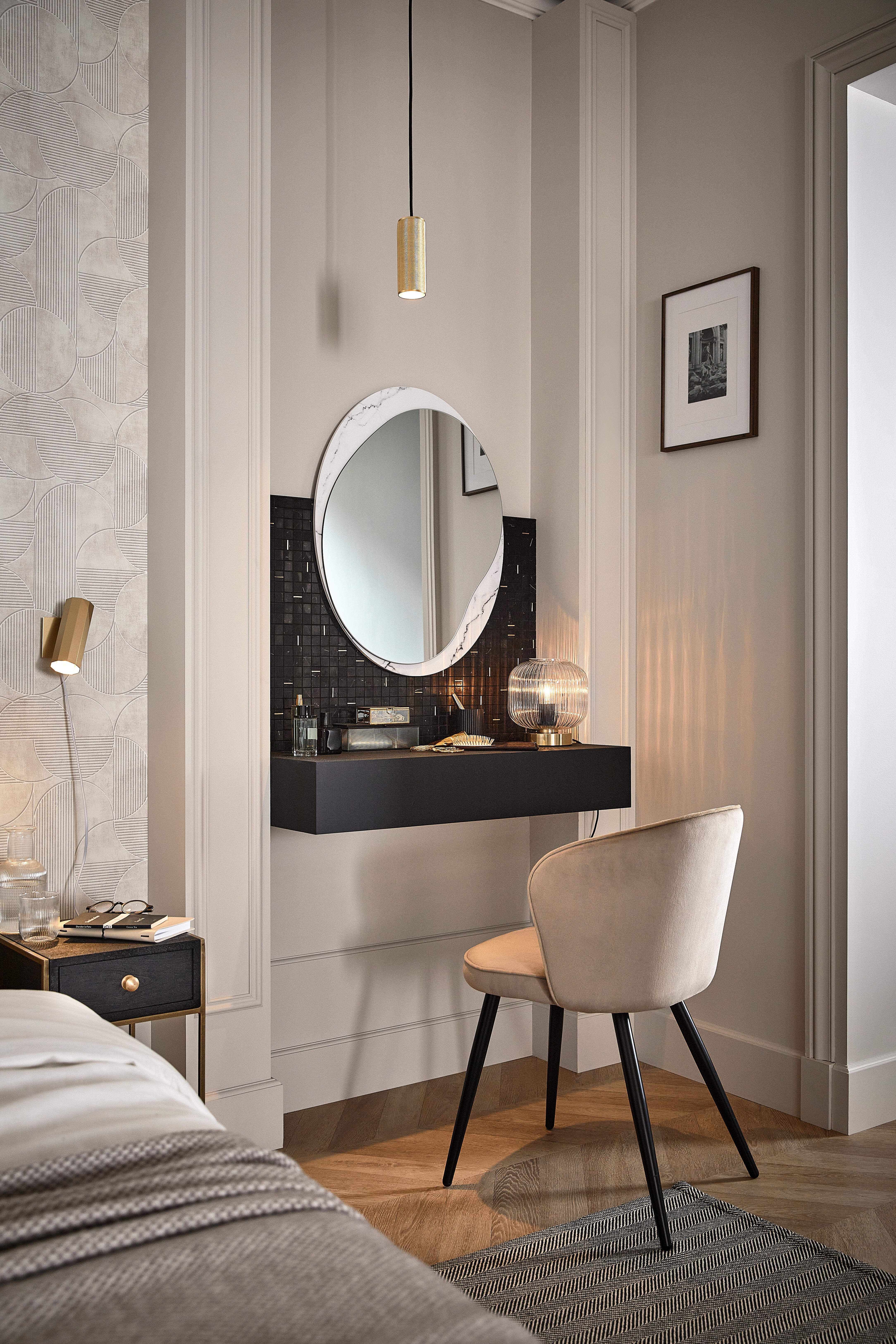 Peinture mur, boiserie grège tapissier velours LIBÉRON 163 faubourg 2.5L - 4