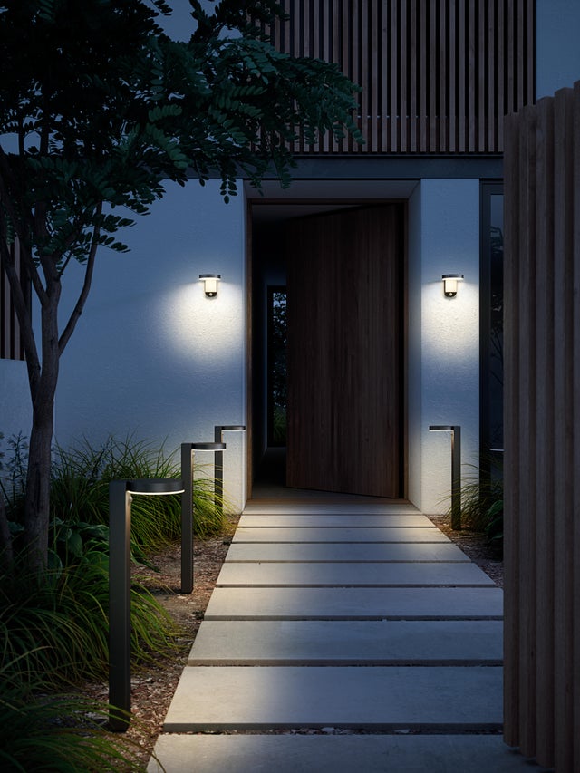 Potelet extérieur Led 400 Lumen, noir Rica NORDLUX